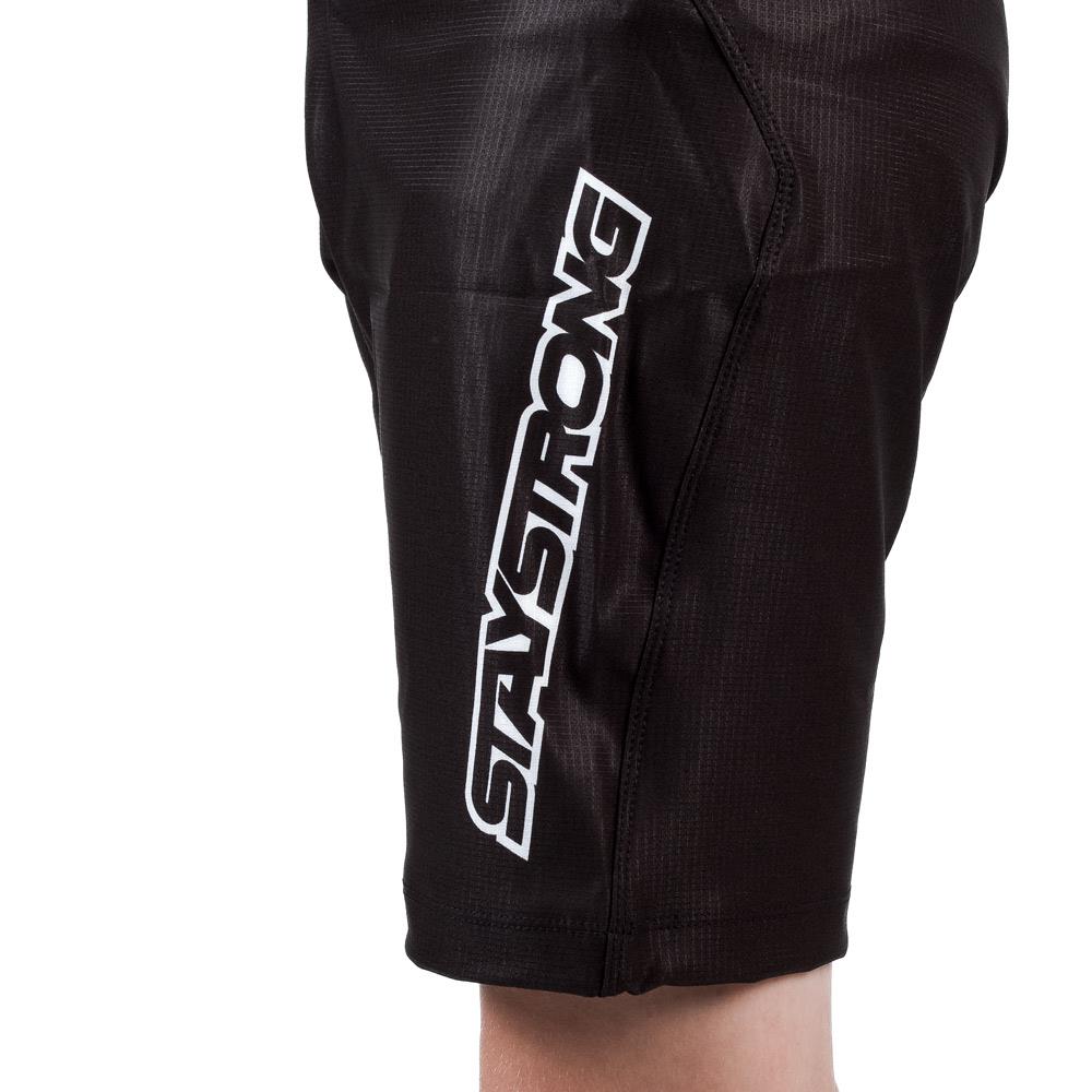  Stay Strong Youth V3 Race Shorts - Black/White、mySite、merchandisen