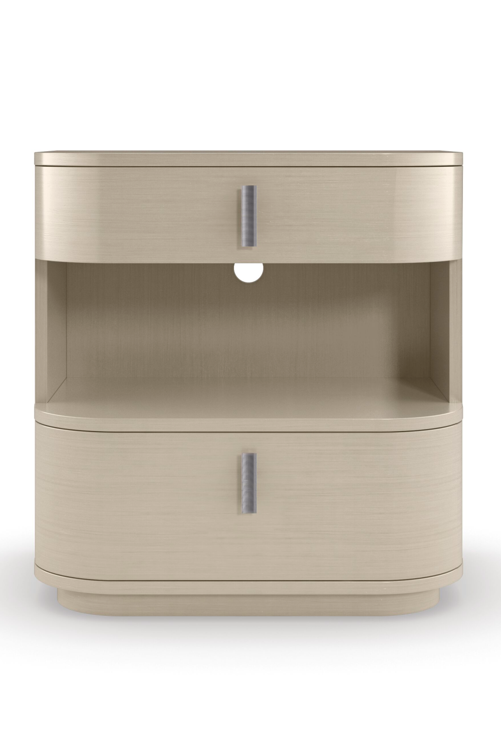 Cream Modern Open Nightstand | Caracole Da Vita、mySite、neckold