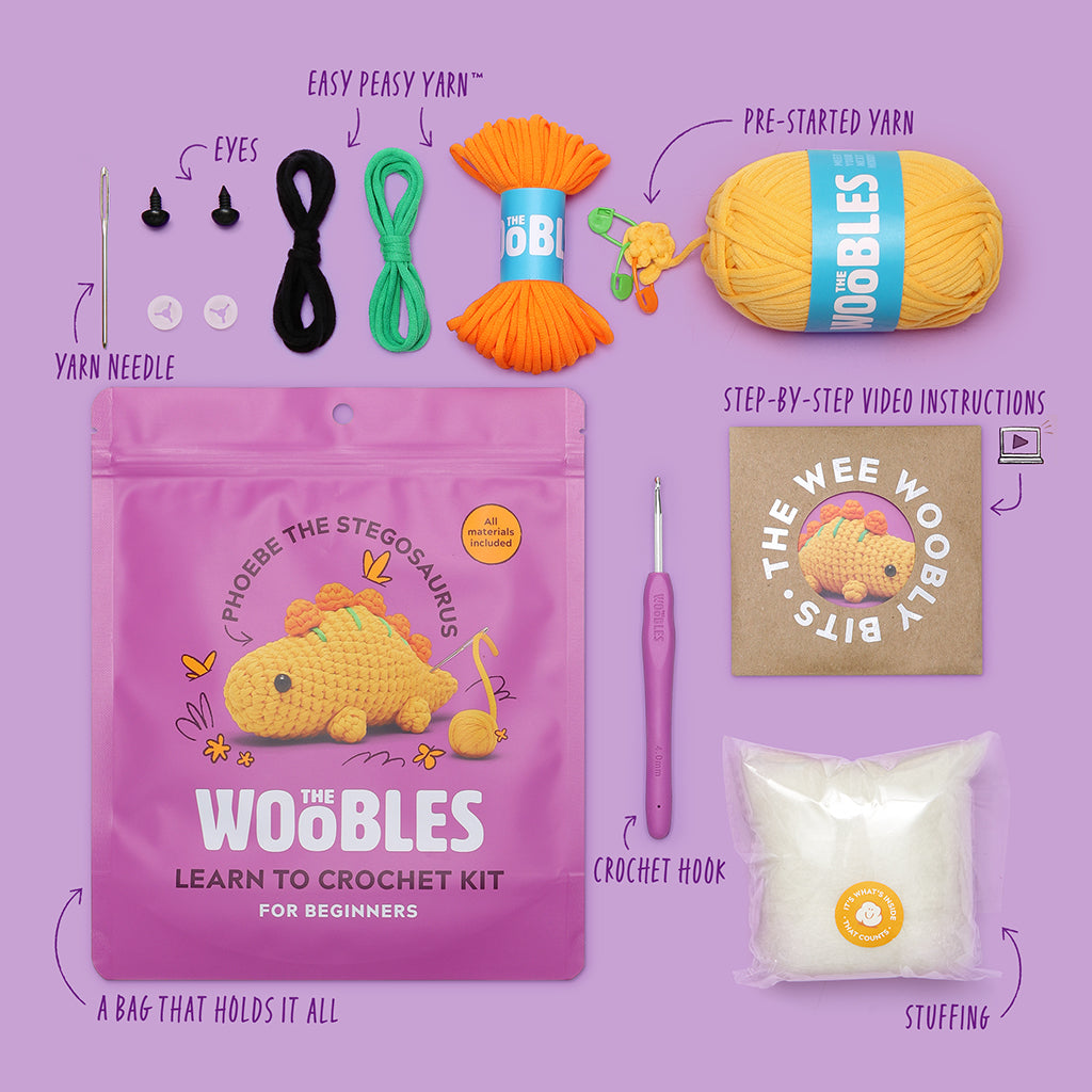 Phoebe the Stegosaurus Crochet Kit、mySite、lovesweatpilates