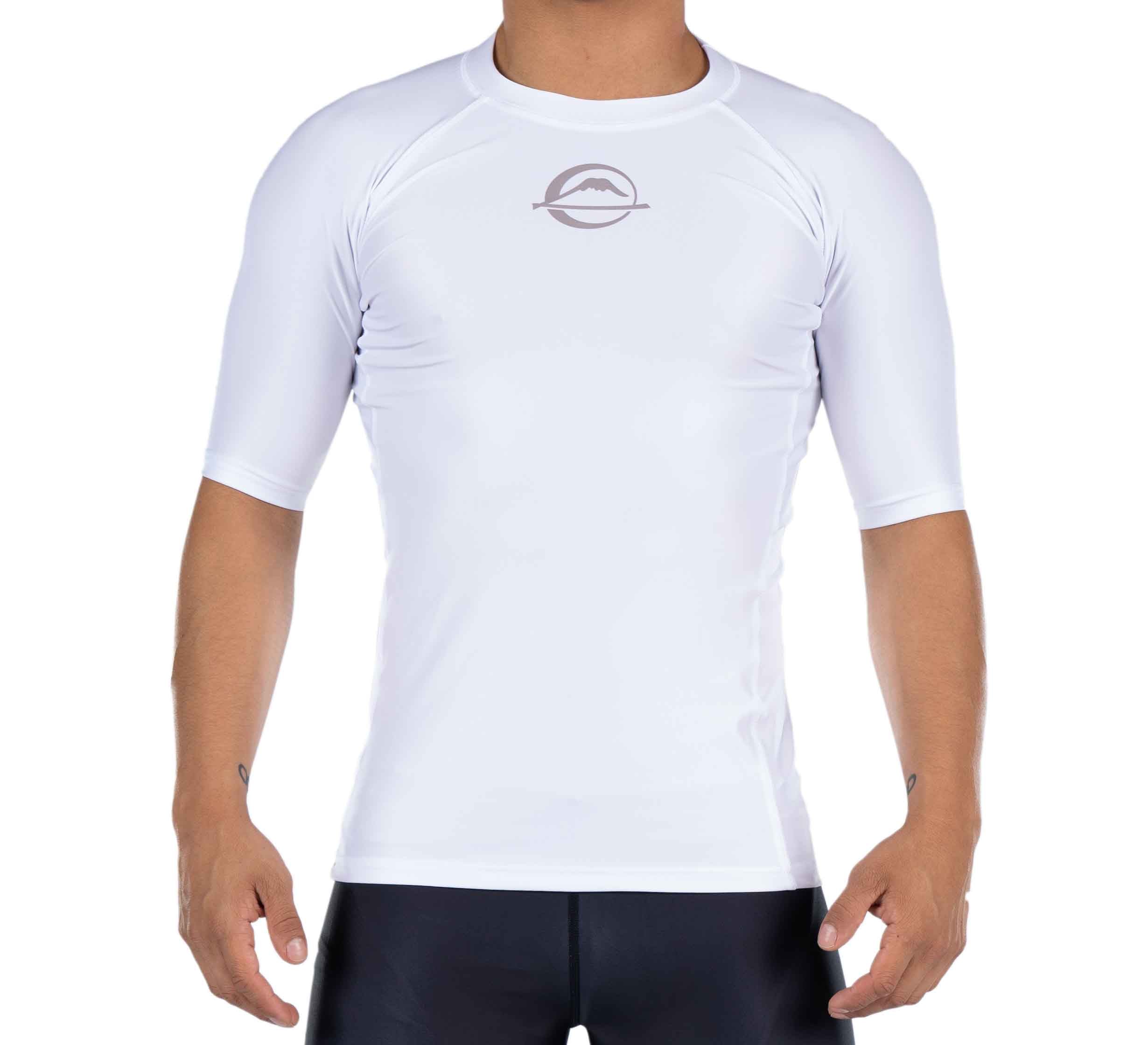 Baseline Ranked Short Sleeve Rashguard White、mySite、gigharbornorthrealestate