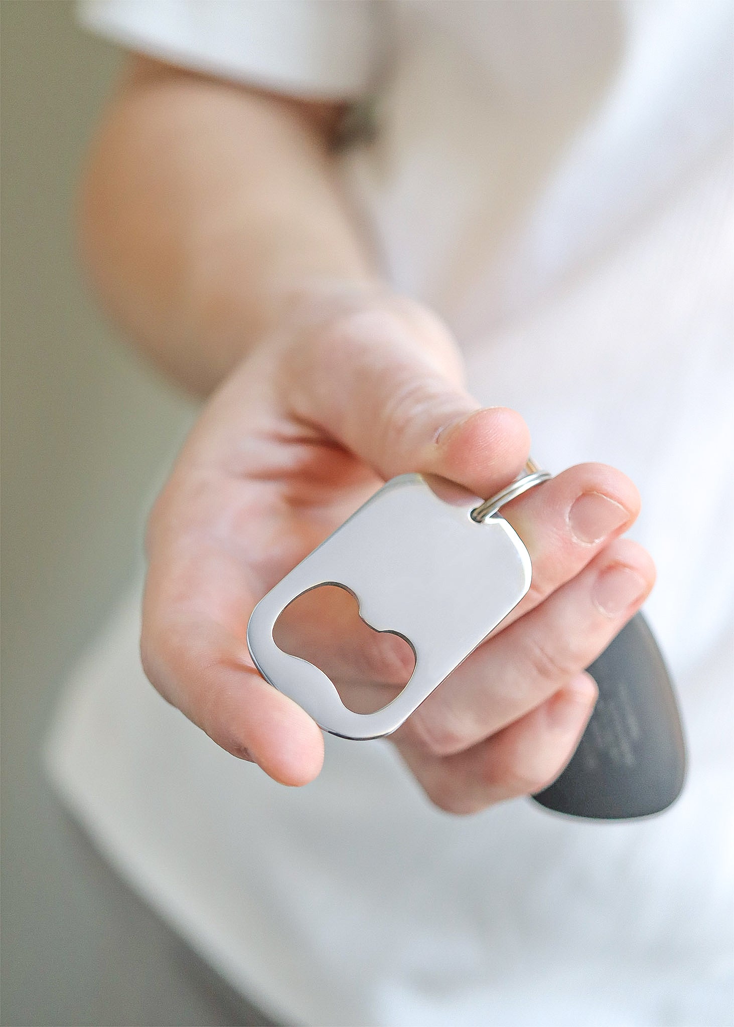 Stainless Steel Bottle Opener Blank Keychain / SBB0017、mySite、dreamappss