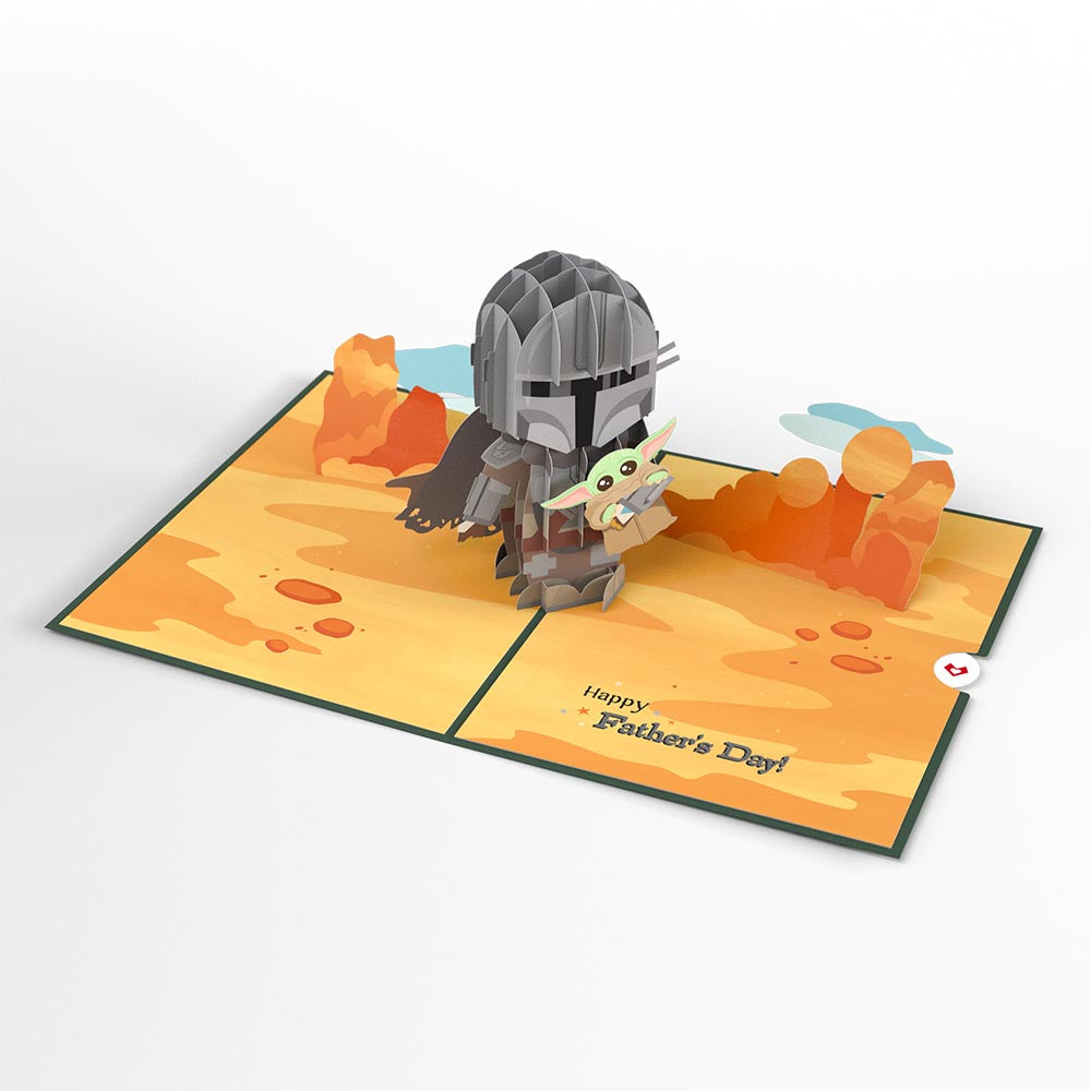 Star Wars™ The Mandalorian™ Beskar Father's Day Pop-Up Card、mySite、solidvoid