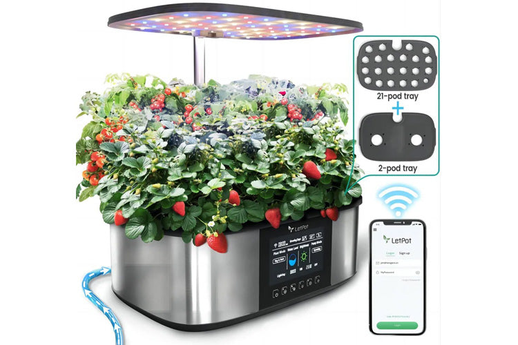 LetPot Max 21 Pods Automatic Hydroponics Growing System、mySite、camillekostekn