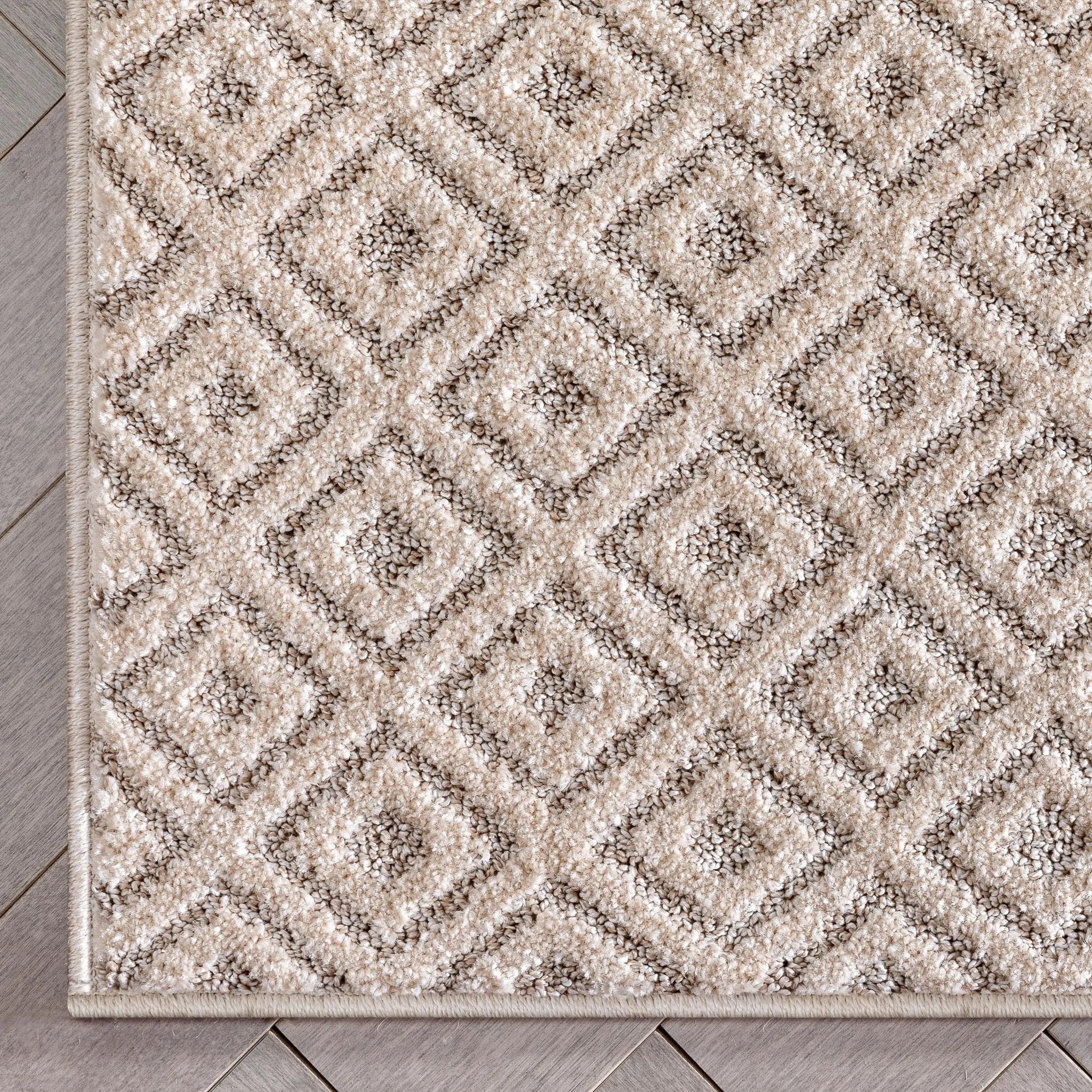 Custom Size Runner Pia Tribal Geometric Diamond Pattern Beige Grey Choose Your Width x Choose Your Length Hallway Runner Rug、mySite、gigharbornorthrealestate