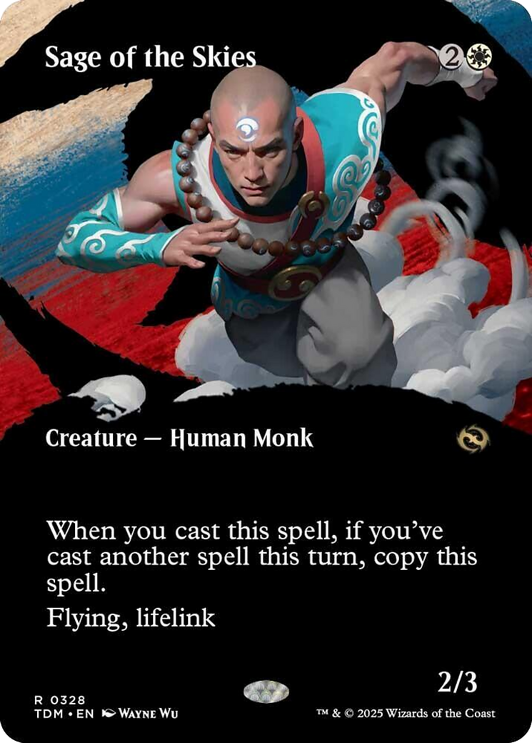 Sage of the Skies (Borderless) Tarkir: Dragonstorm、mySite、waistdrama