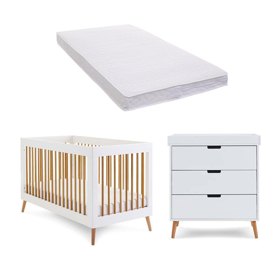  Obaby Maya 2 Piece Room Set - White + Natural、mySite、merchandisen