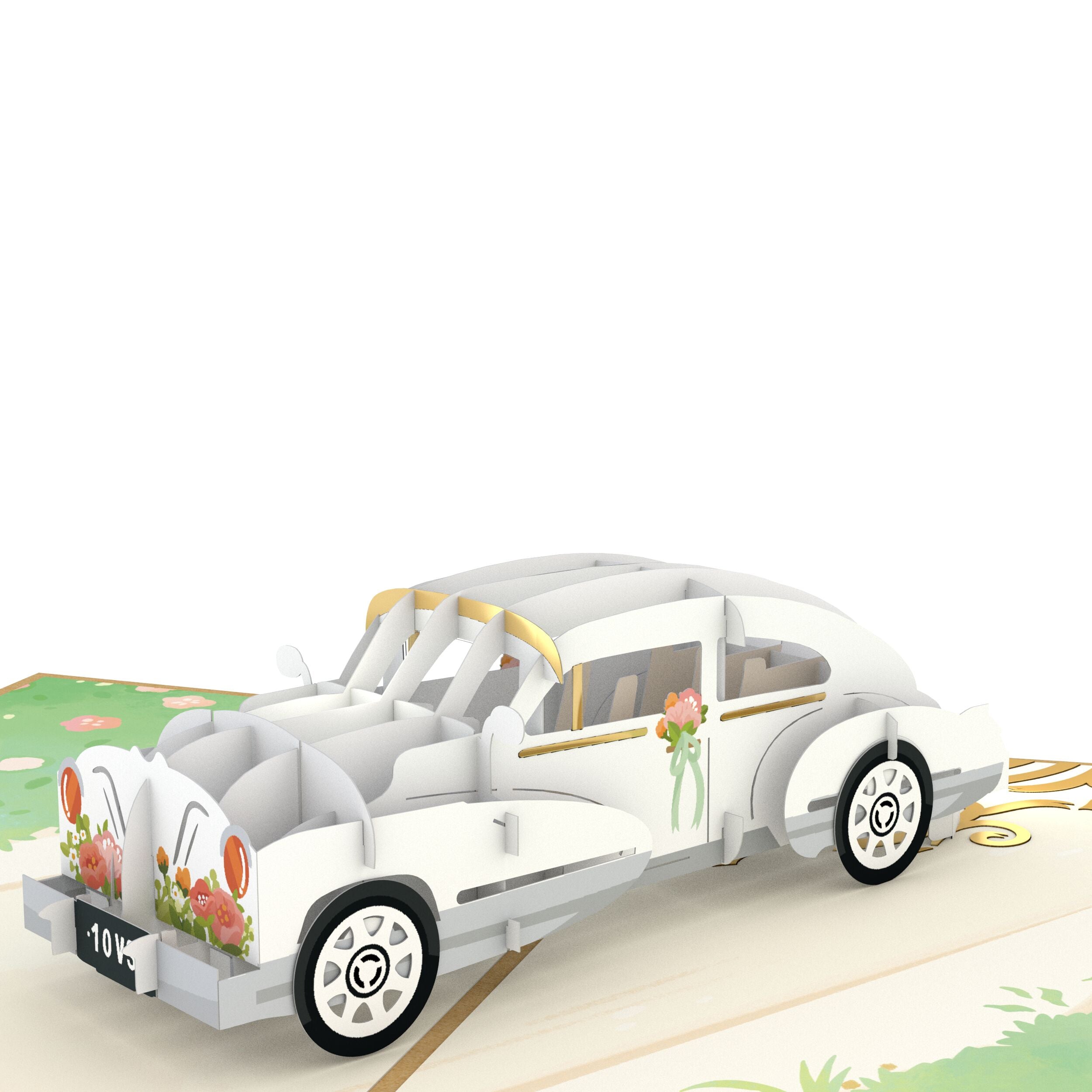 Wedding Car Pop-Up Card、mySite、solidvoid