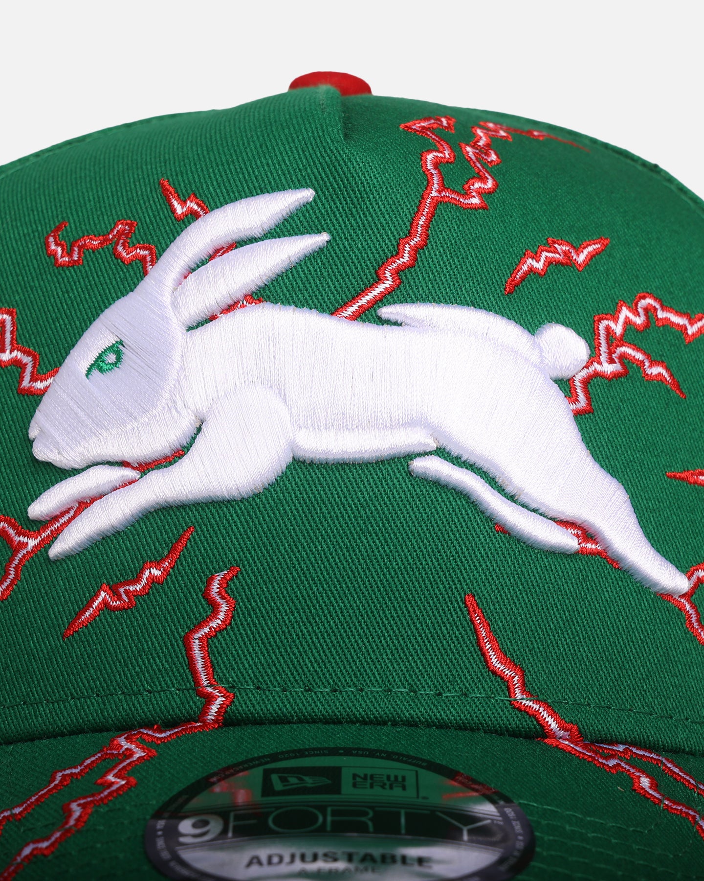 New Era South Sydney Rabbitohs 'NRL Electric' 9FORTY A-Frame Snapback Official Team Colour、mySite、zt4zffjzw