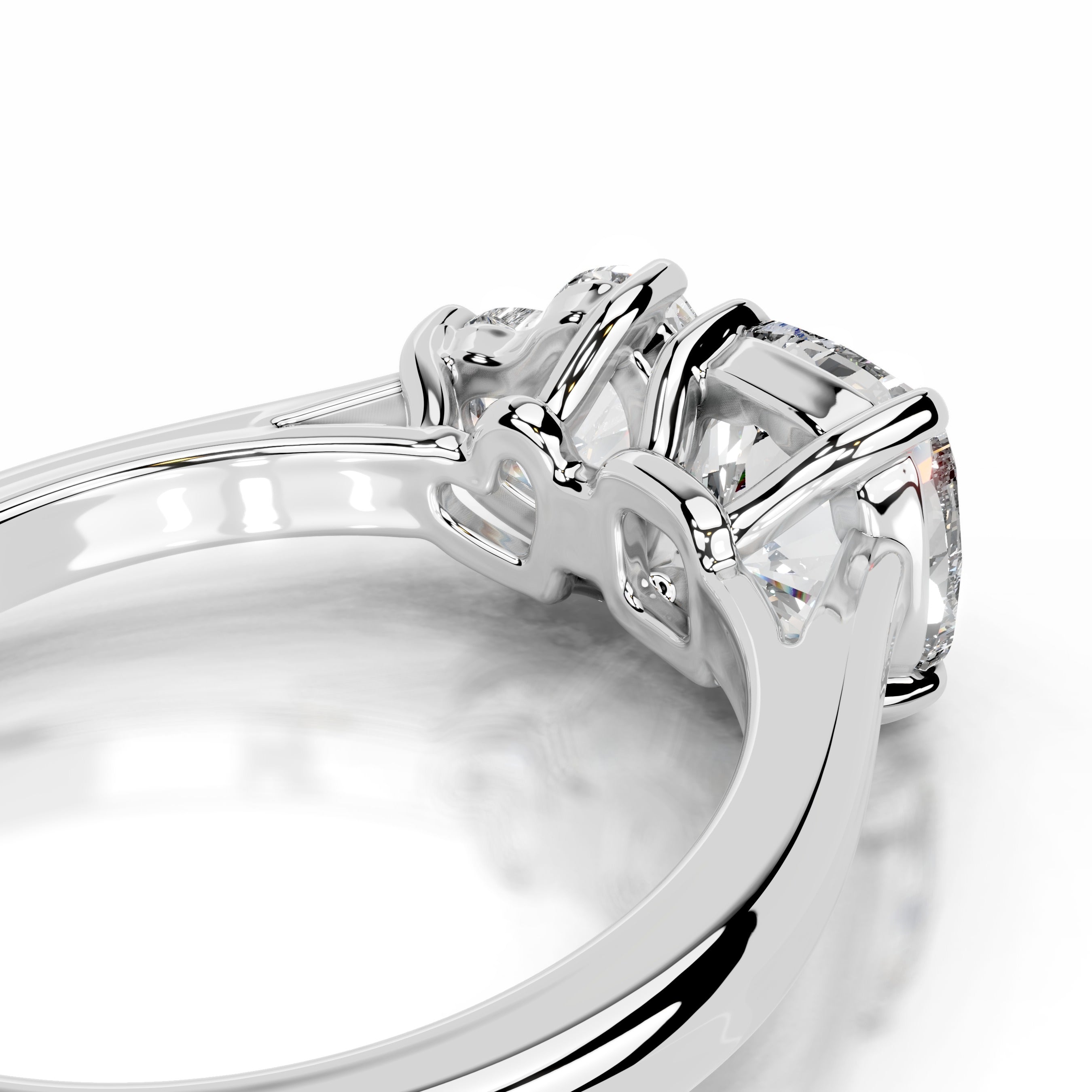 Marlena Lab Grown Diamond Ring - 18K White Gold、mySite、hinf8tx79