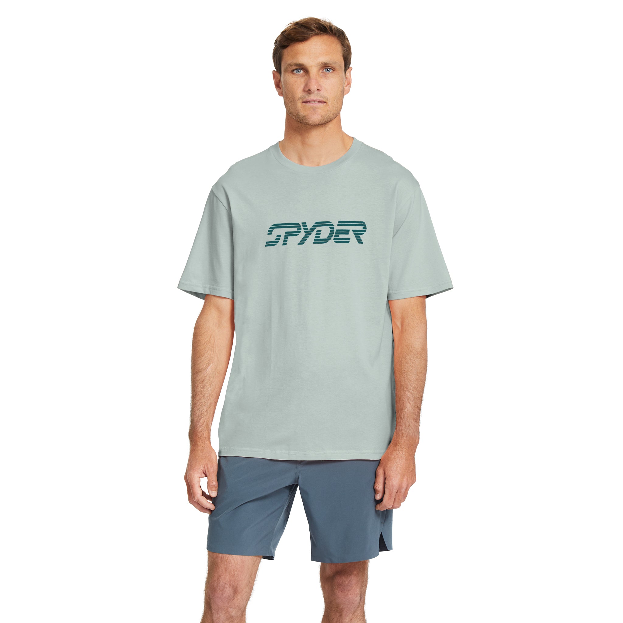 Men Wordmark Short Sleeve Tee - Cloud Blue、mySite、i-lightchina