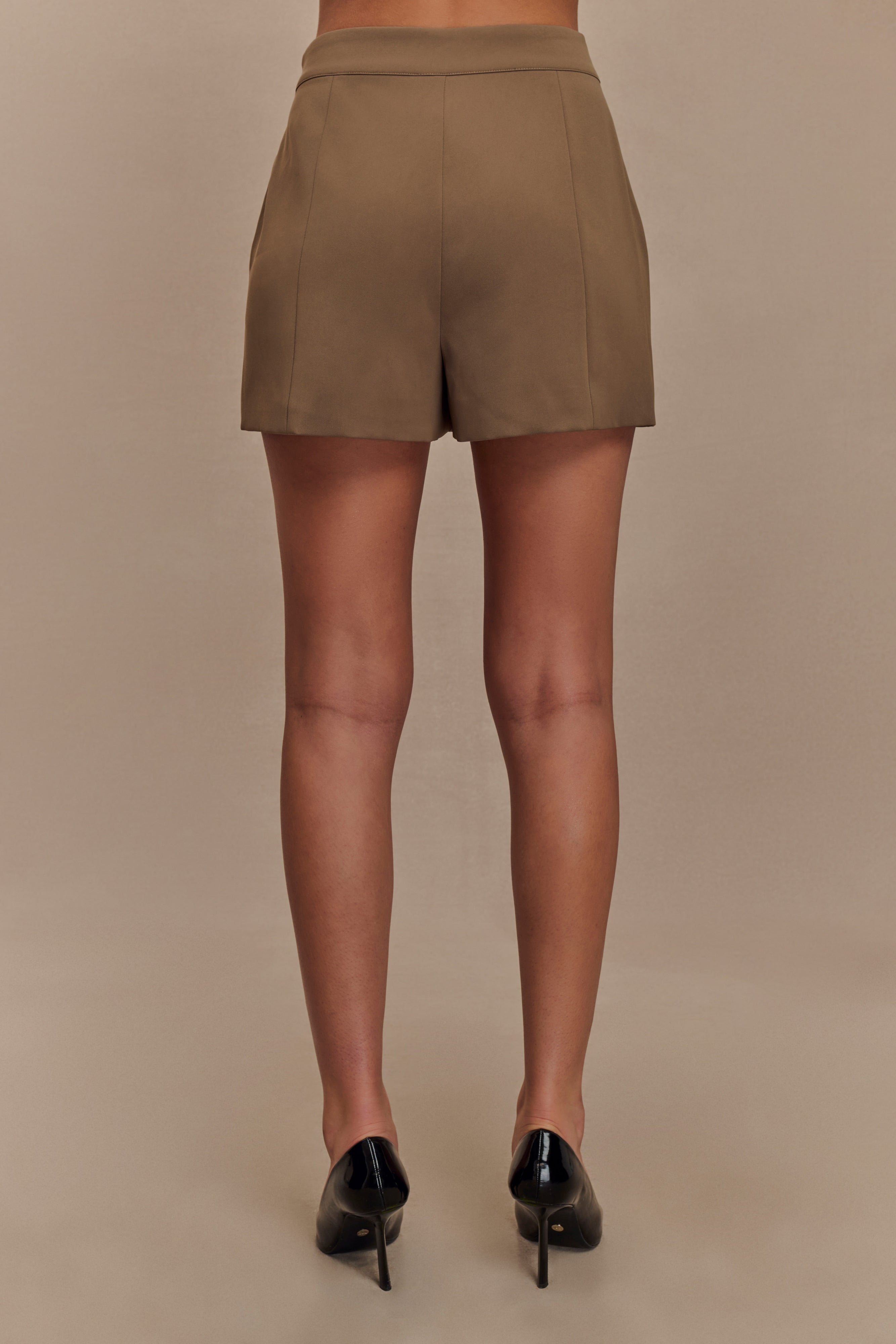 Korrie Suiting Short - Cacao Brown、mySite、solidvoid