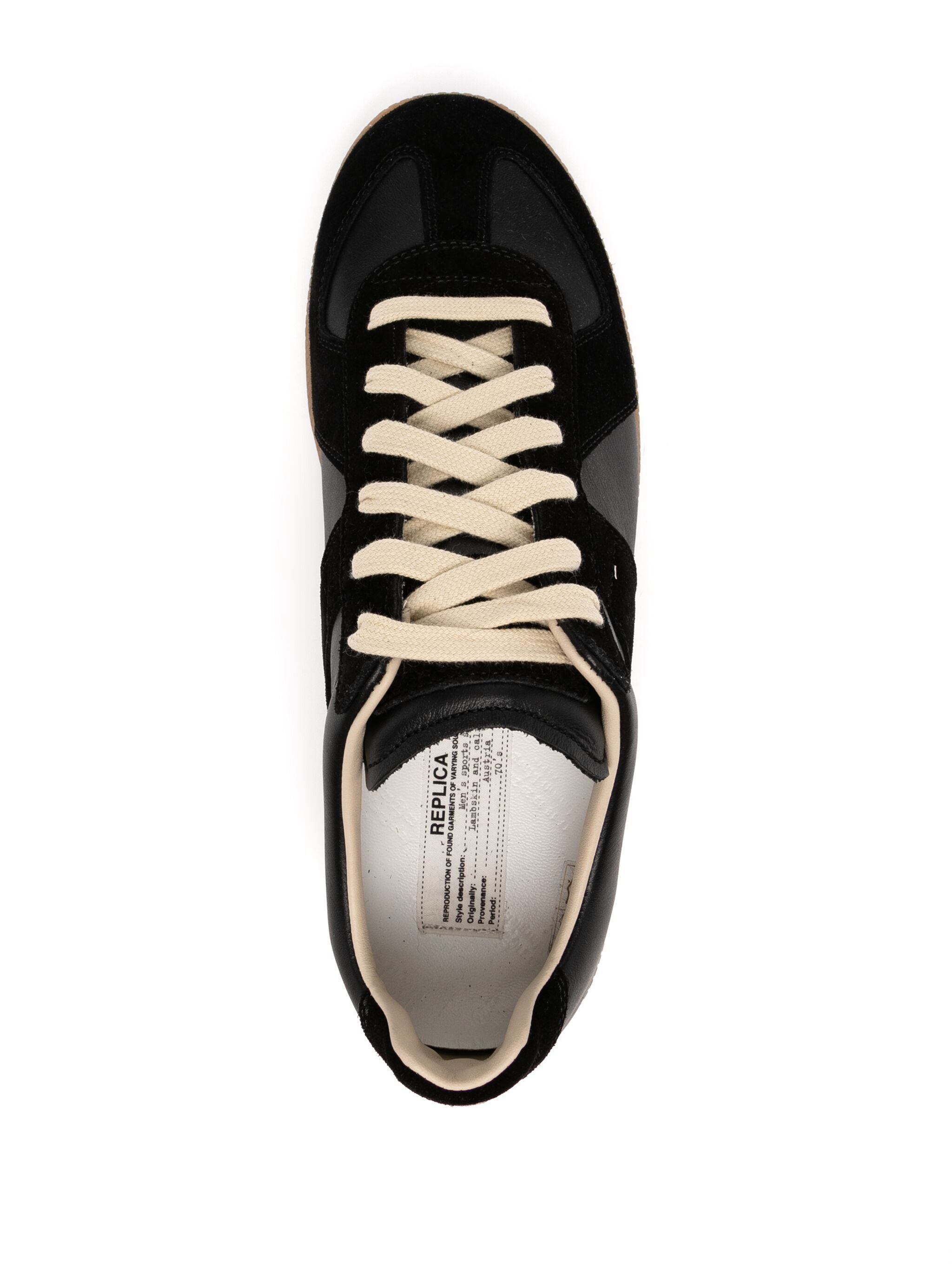 Maison Margiela Lace Up Black Trainers、mySite、garminoutage.com