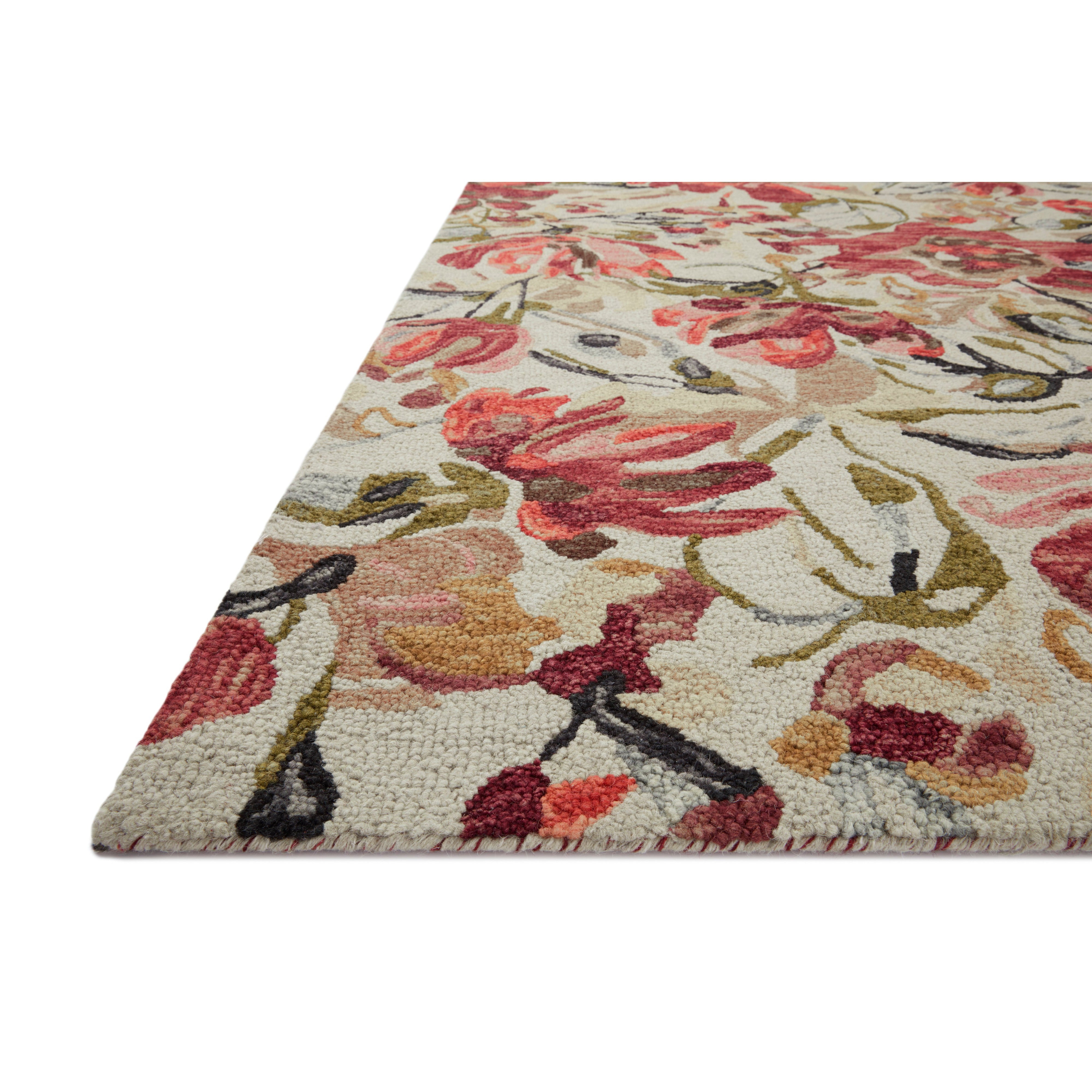 Belladonna Ivory Raspberry Area Rug、mySite、gigharbornorthrealestate