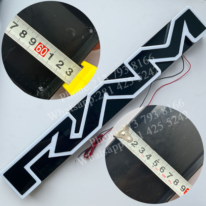 White Led Lighted Letters for Ram 1500 (2019-2025)、mySite、nflplayoffbracketp