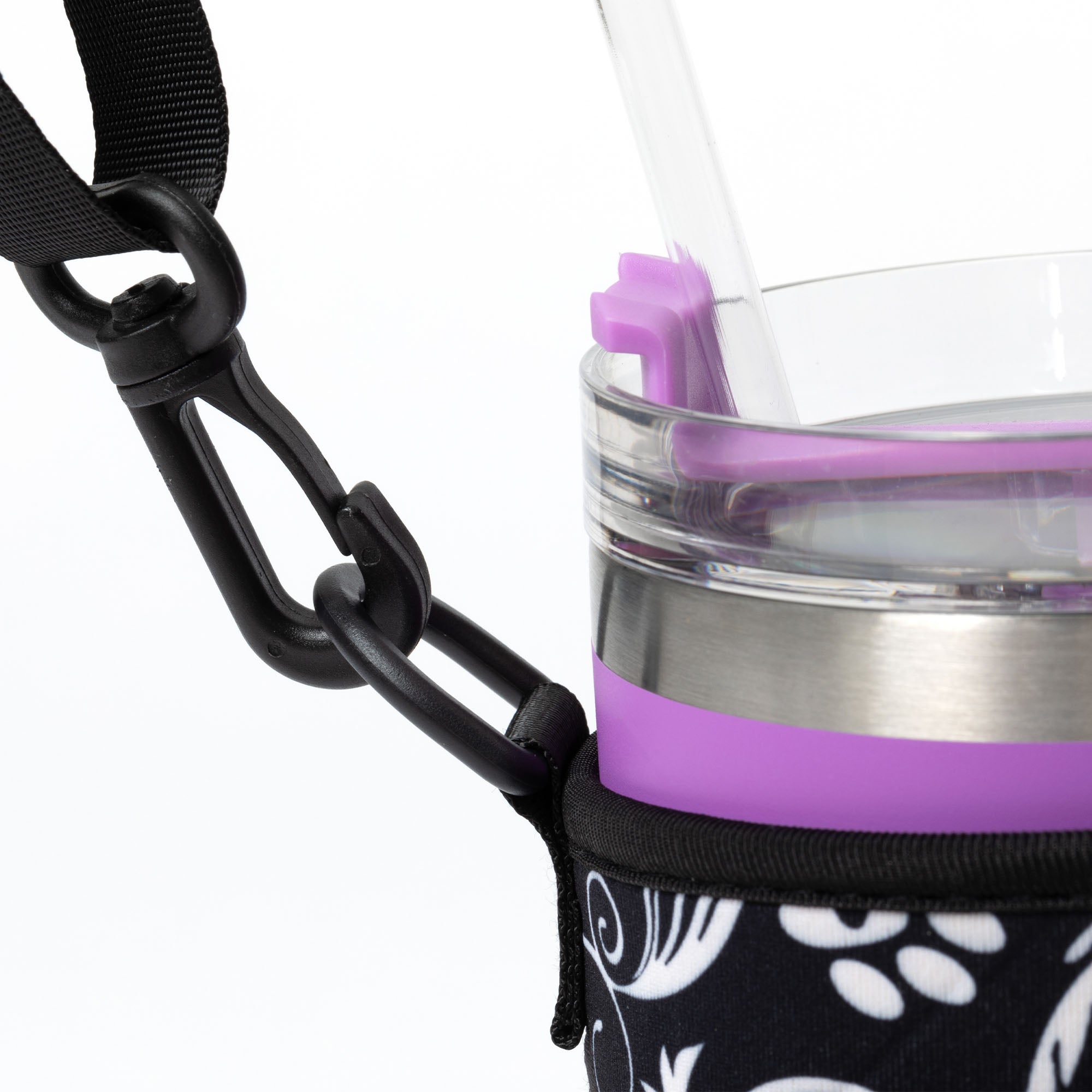 Paw Print Tumbler Carrier with Zippered Pockets - 40oz、mySite、camillekostekn
