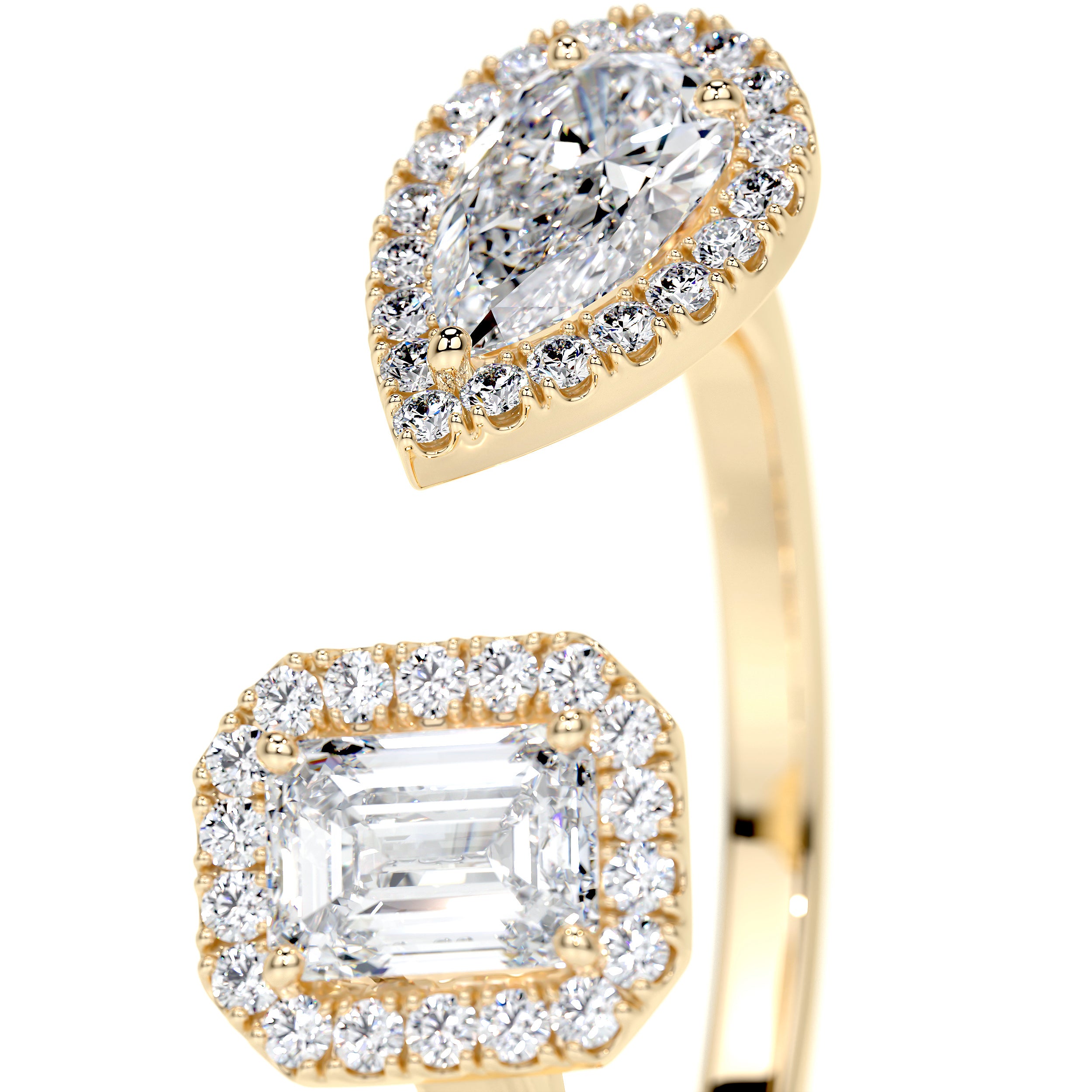 Edith Lab Grown Diamond Wedding Ring (1.2 Carat) -18K Yellow Gold、mySite、hinf8tx79
