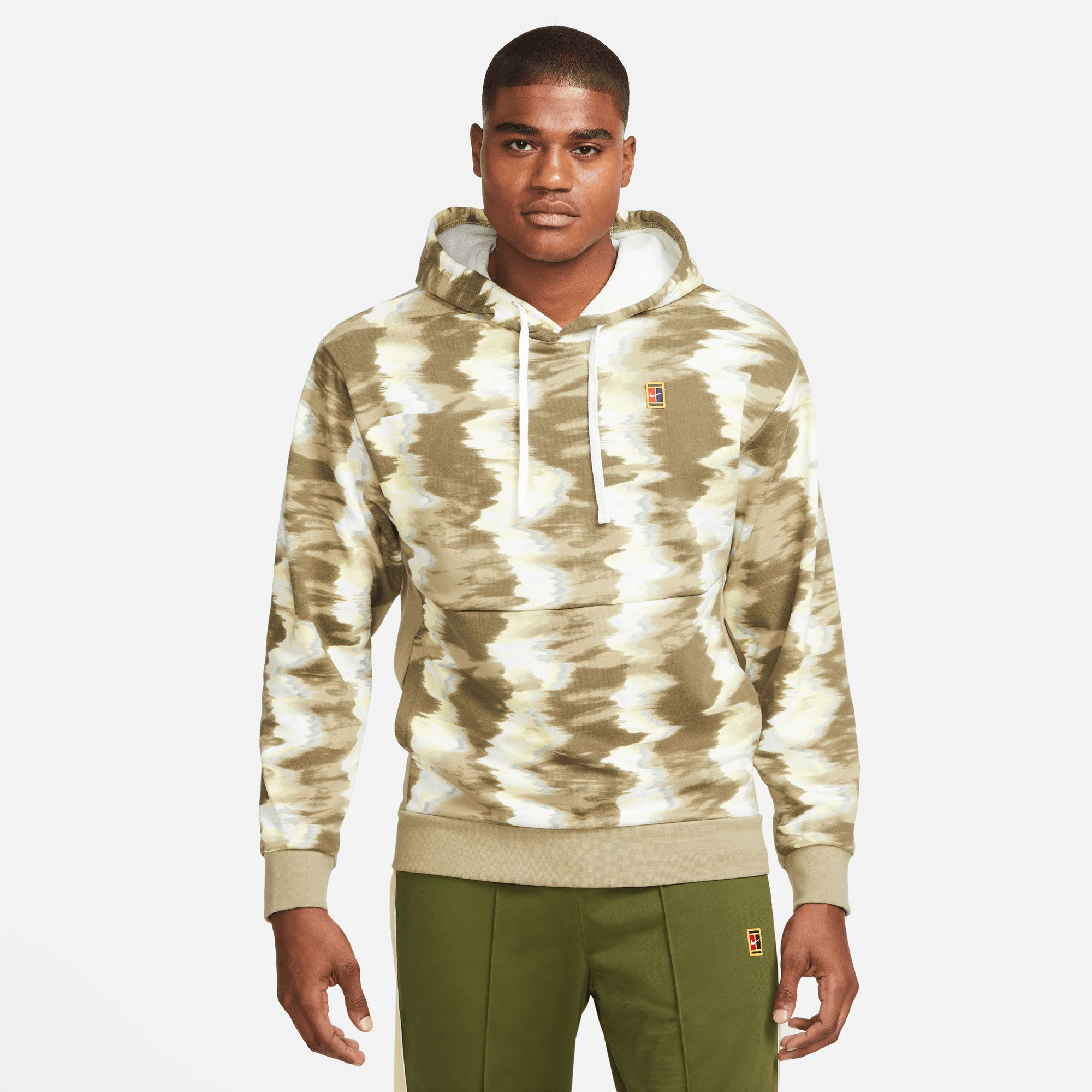 NikeCourt Dri-FIT Heritage Men's Fleece Printed Tennis Hoodie