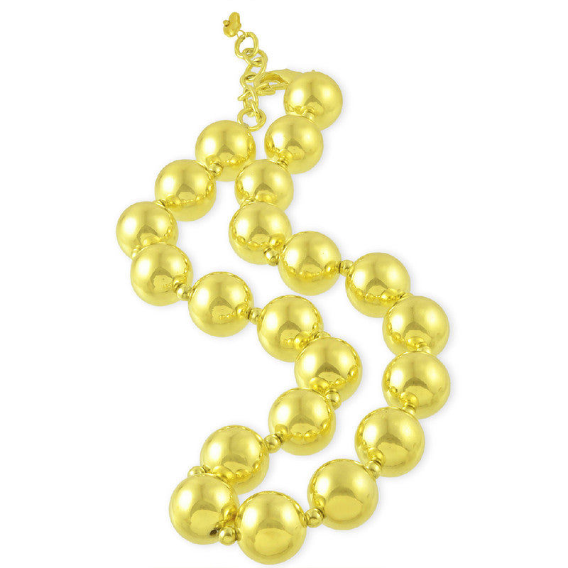 Spherical Necklace | 14K Gold Plated、mySite、camillekostekn