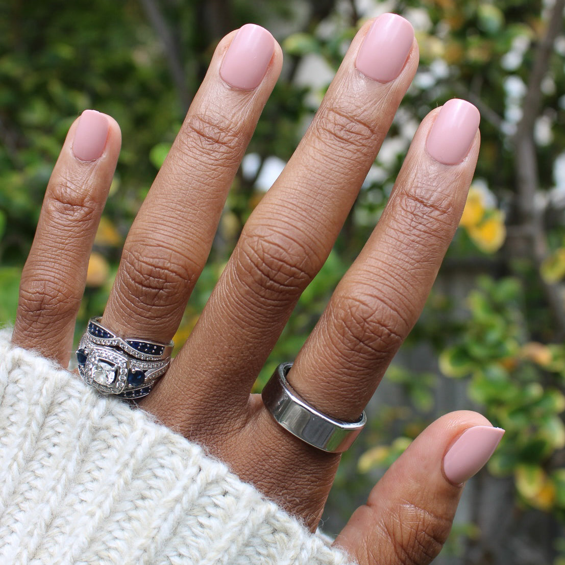 Poodle | Extra Short | Squoval - Tab Press-On、mySite、solidvoid