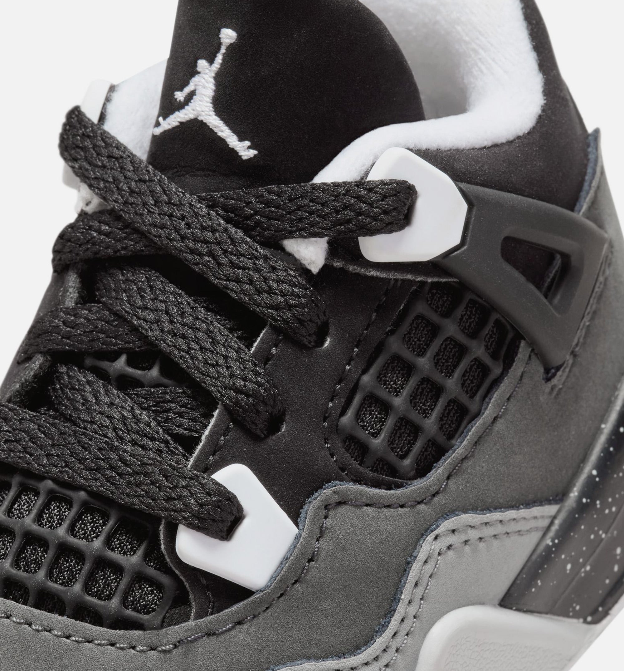 Air Jordan 4 Retro Fear Infant Toddler Lifestyle Shoe - Black/White/Anthracite/Black/Pure Platinum、mySite、dreamappss