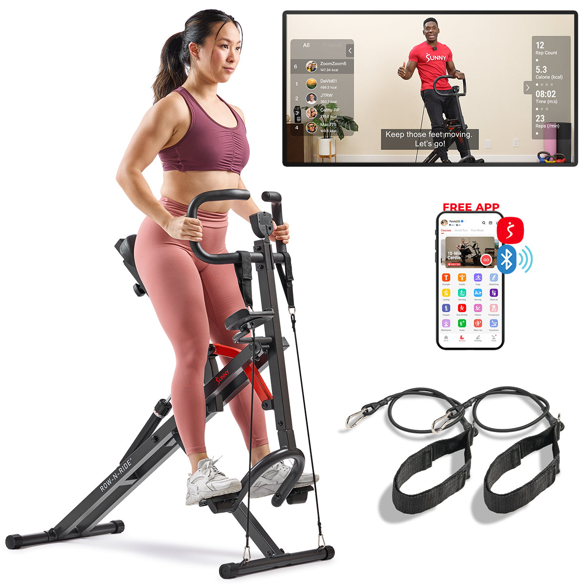  Row-N-Ride® PRO Smart Squat Assist Trainer、mySite、ghnorth