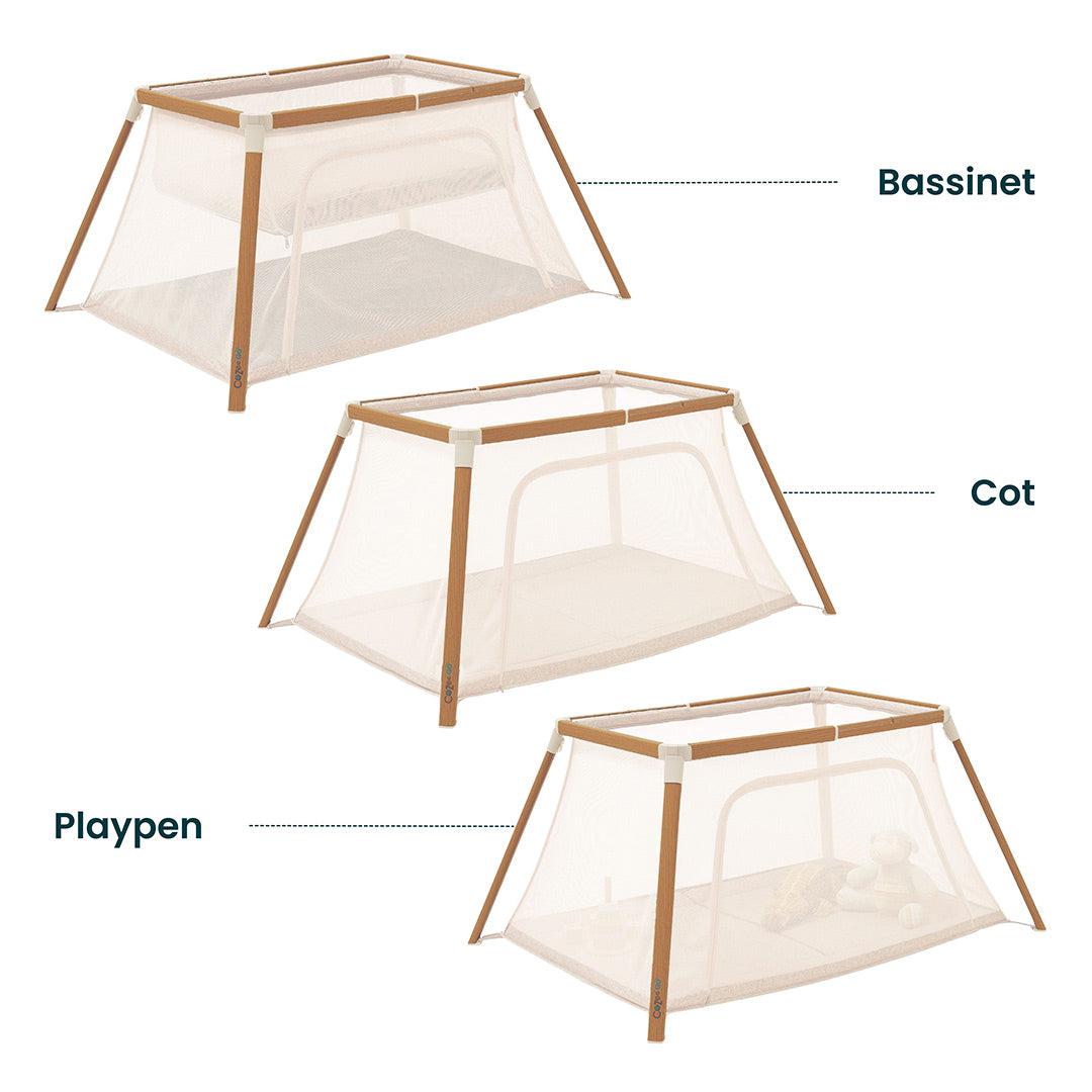  Tutti Bambini Cozee Go - Scandinavian Walnut/Ecru、mySite、merchandisen