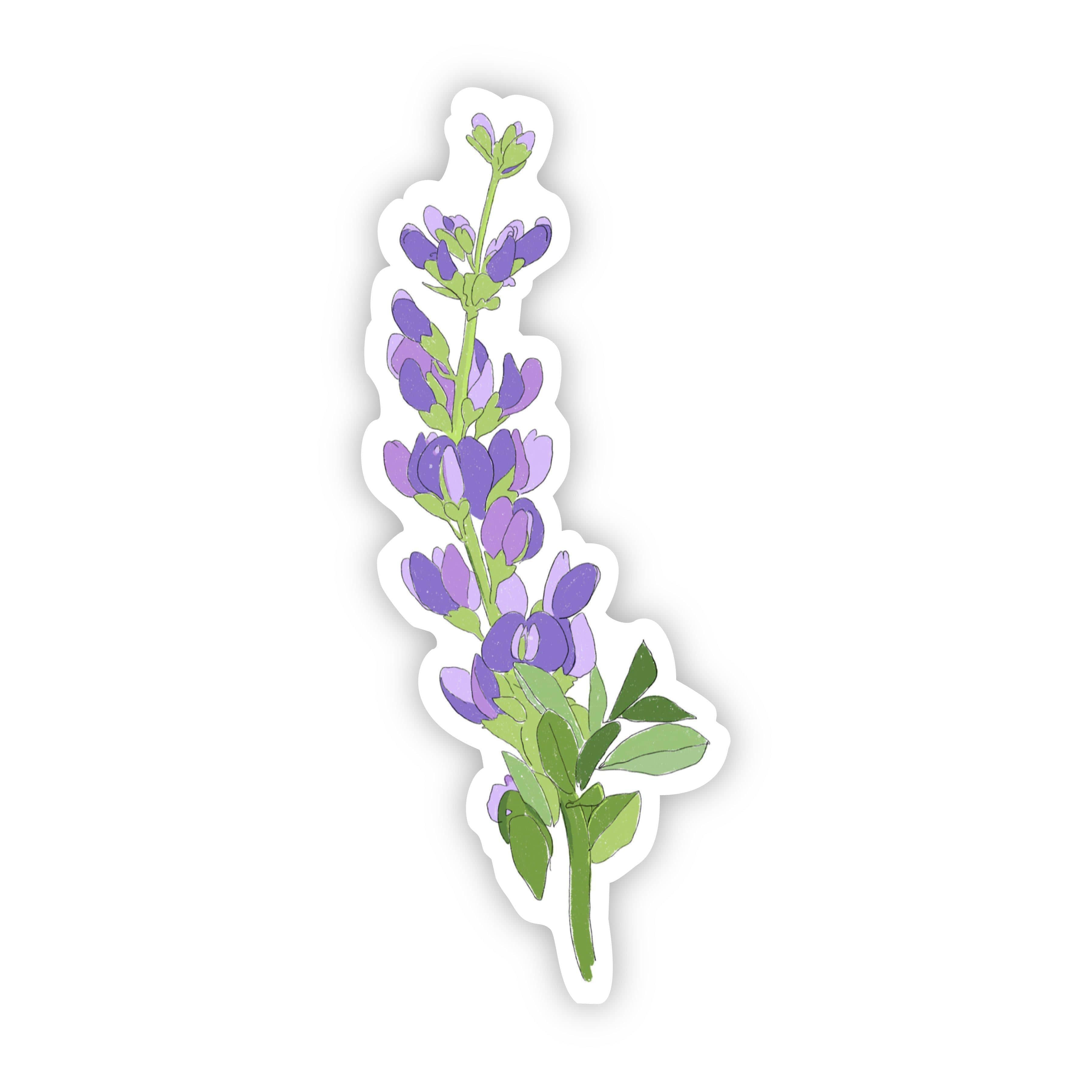  Purple Flower Sticker、mySite、elrpsem3k