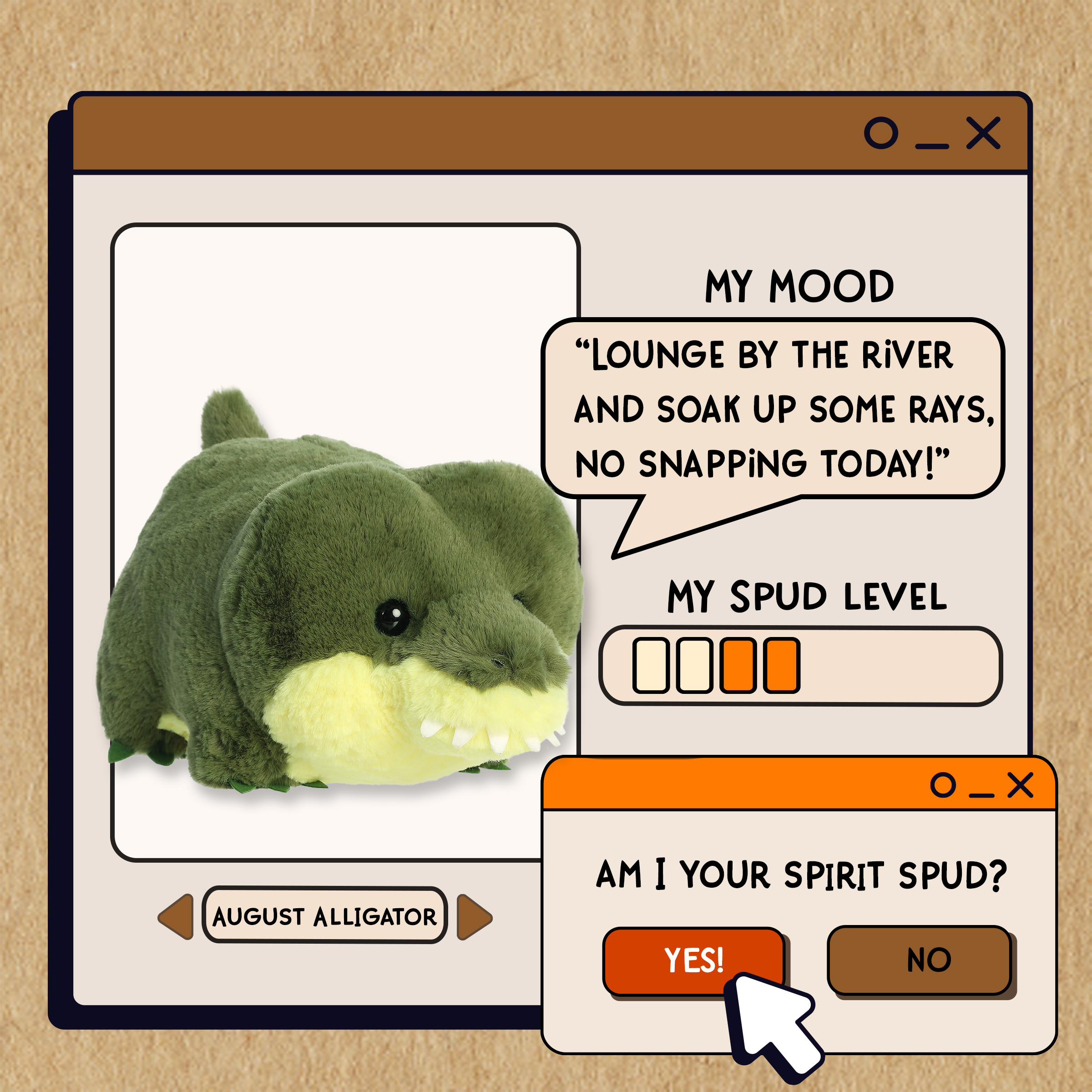 Aurora® - Spudsters™ - 10 August Alligator™、mySite、g9winljtr