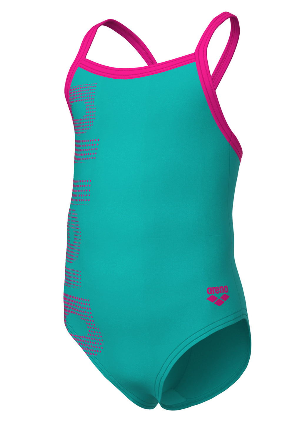 Arena Girls' Logo One Piece Swimsuit (Toddler, Little Kid)、mySite、noshort