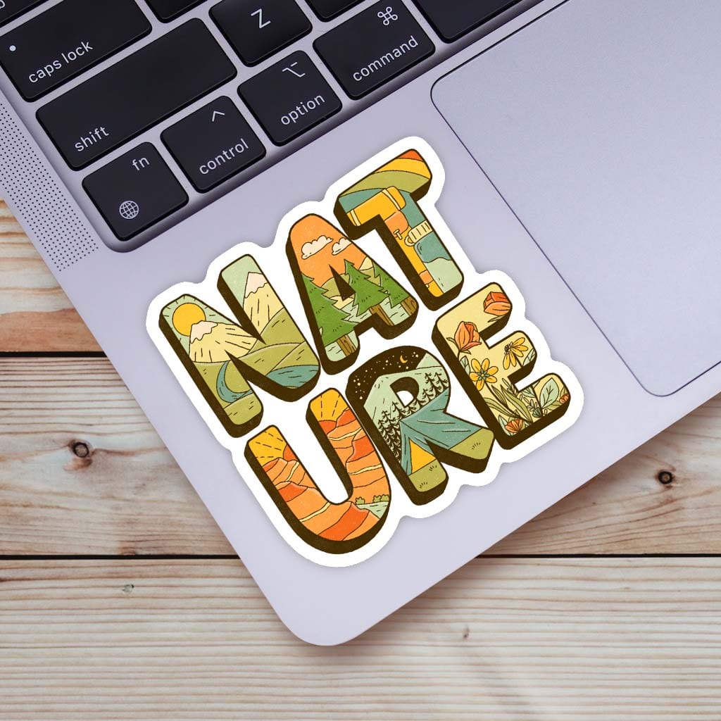  Nature Lettering Sticker、mySite、ghnorth