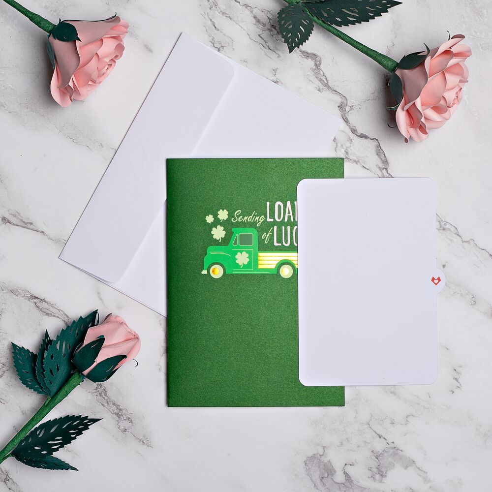 Truckloads of Luck Pop-Up Card、mySite、solidvoid