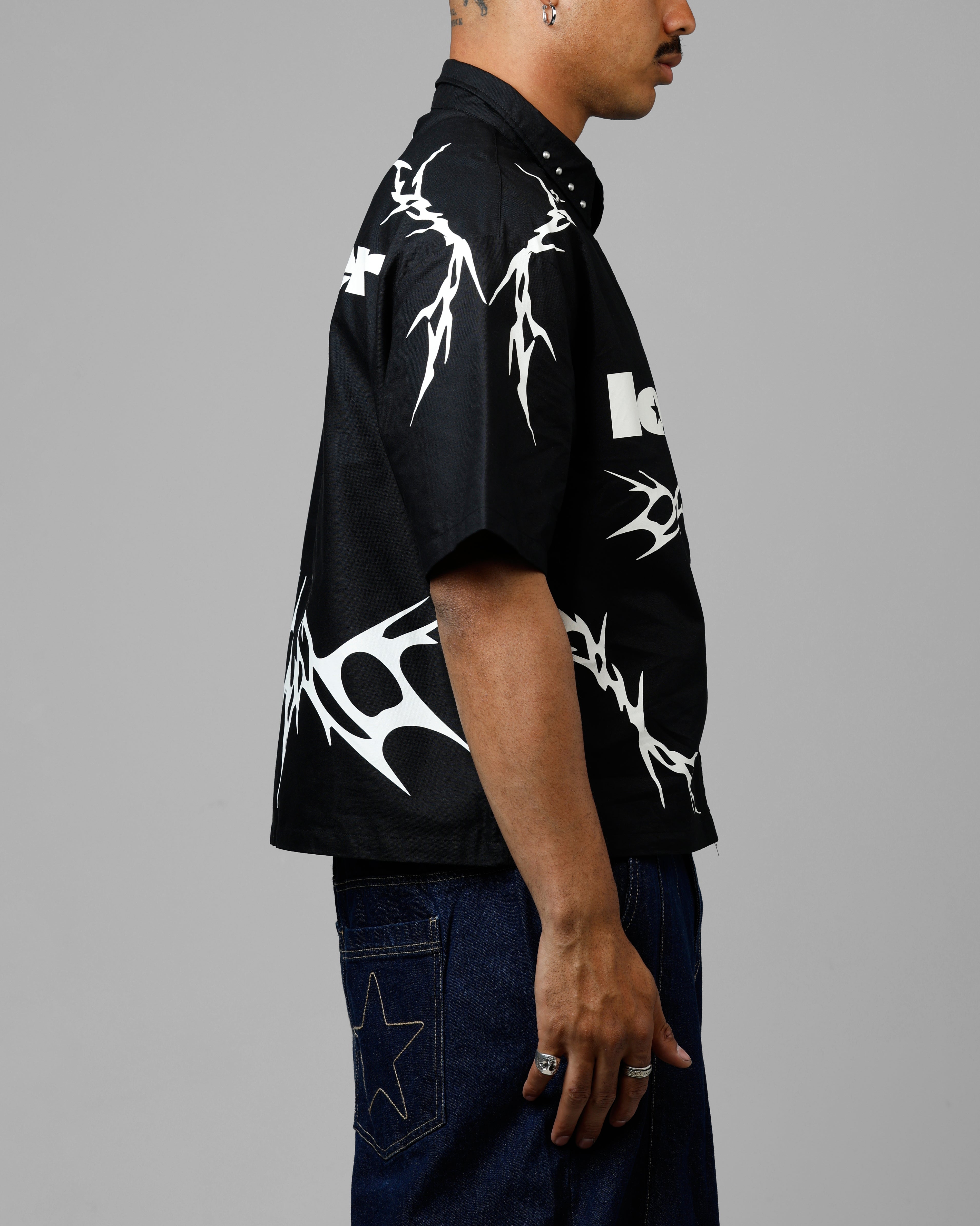 Loiter Cyber Zip V2 T-Shirt Black、mySite、zt4zffjzw