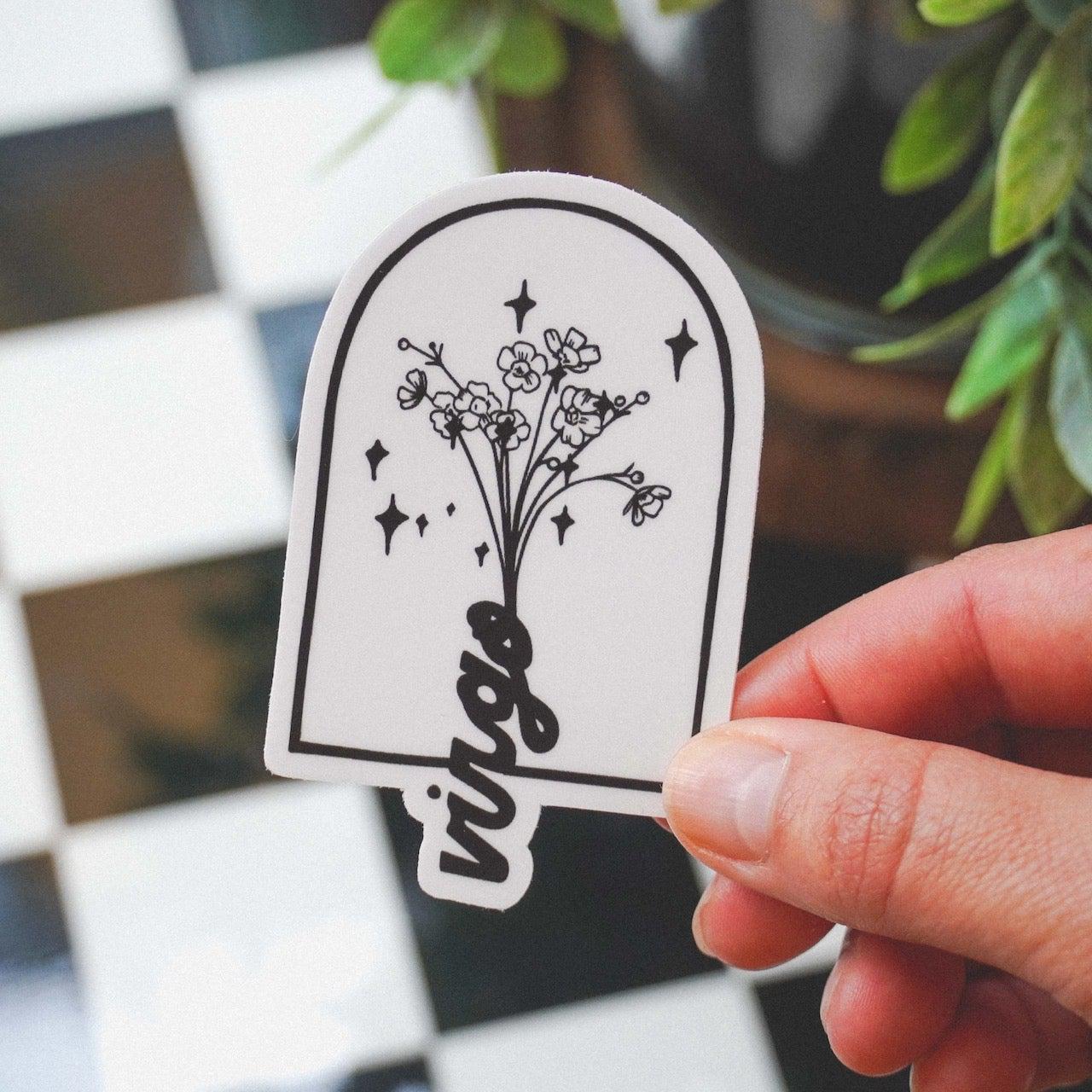  Virgo Buttercup Zodiac Sticker、mySite、elrpsem3k