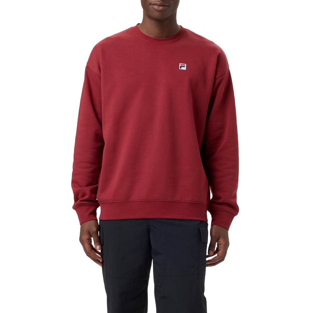 Fila Unisex Classic Relaxed Sweatshirt (Tibetan Red)