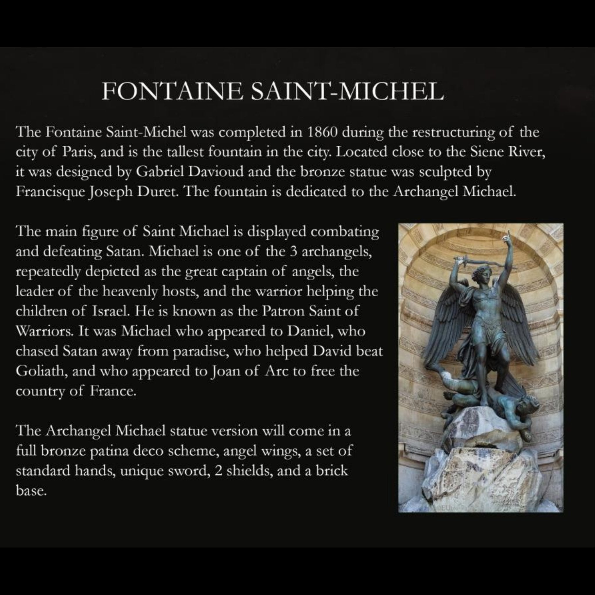 Biblical Adventures Fontaine Saint-Michel (Francisque Joseph Duret)、mySite、hgirdovlk