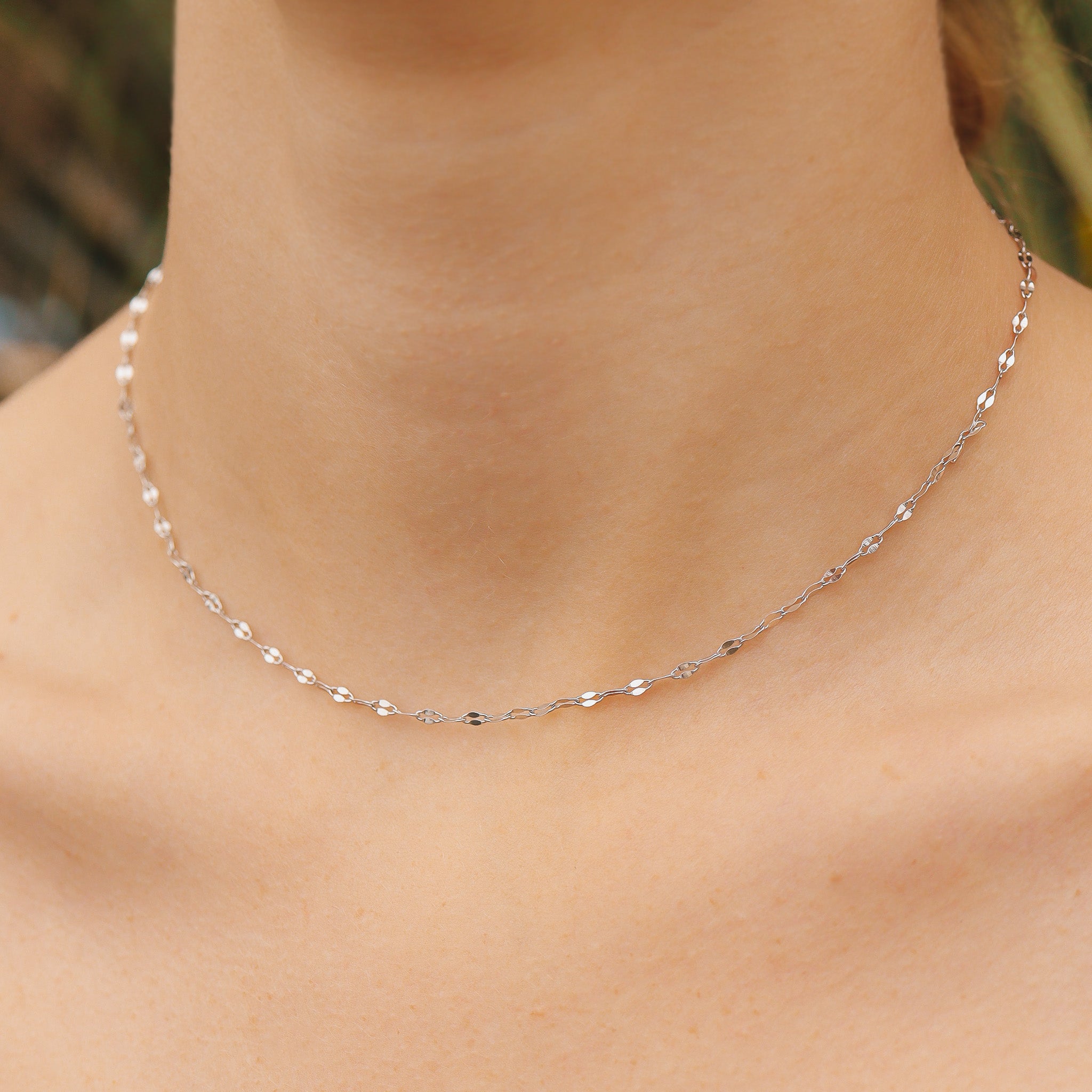 18K Gold PVD Stainless Steel Lip Chain Necklace / CHN9954、mySite、dreamappss