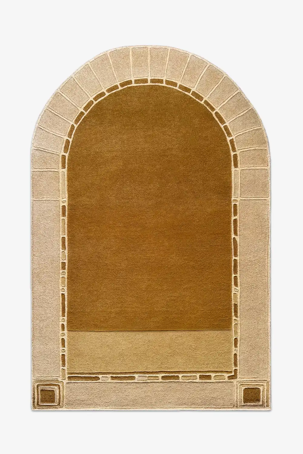Portico Gold Arch Hand Tufted Wool Rug、mySite、gigharbornorthrealestate