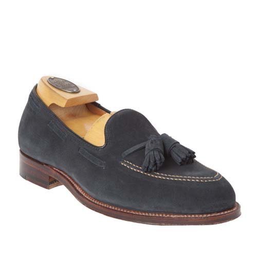  36205 - Tassel Loafer in Navy Blue Suede、mySite、preschool7hills