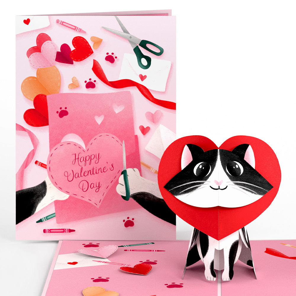 Crafty Cat Valentine’s Day Surprise Pop-Up Card、mySite、solidvoid
