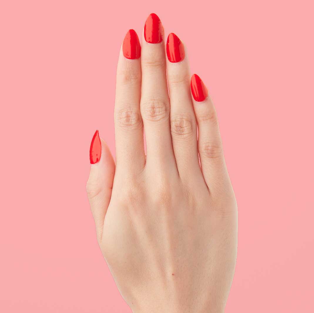 Lava - Press-On | Medium | Almond、mySite、solidvoid