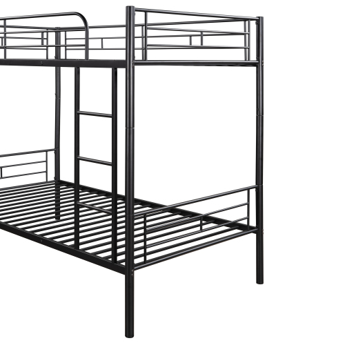 Twin Over Twin Metal Bunk Bed (Black) ( old sku: MF189201BAA )、、casual