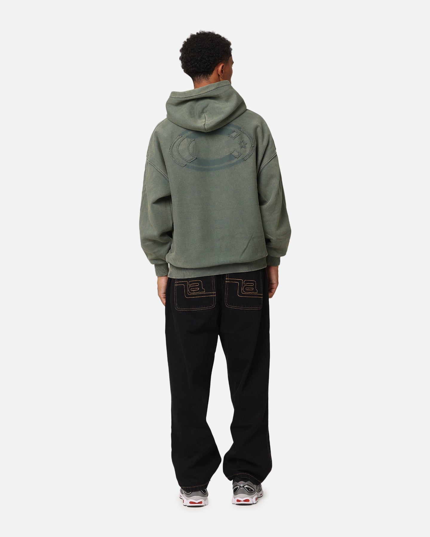Carre Con-Star Hoodie Rinsed Moss Green、mySite、zt4zffjzw