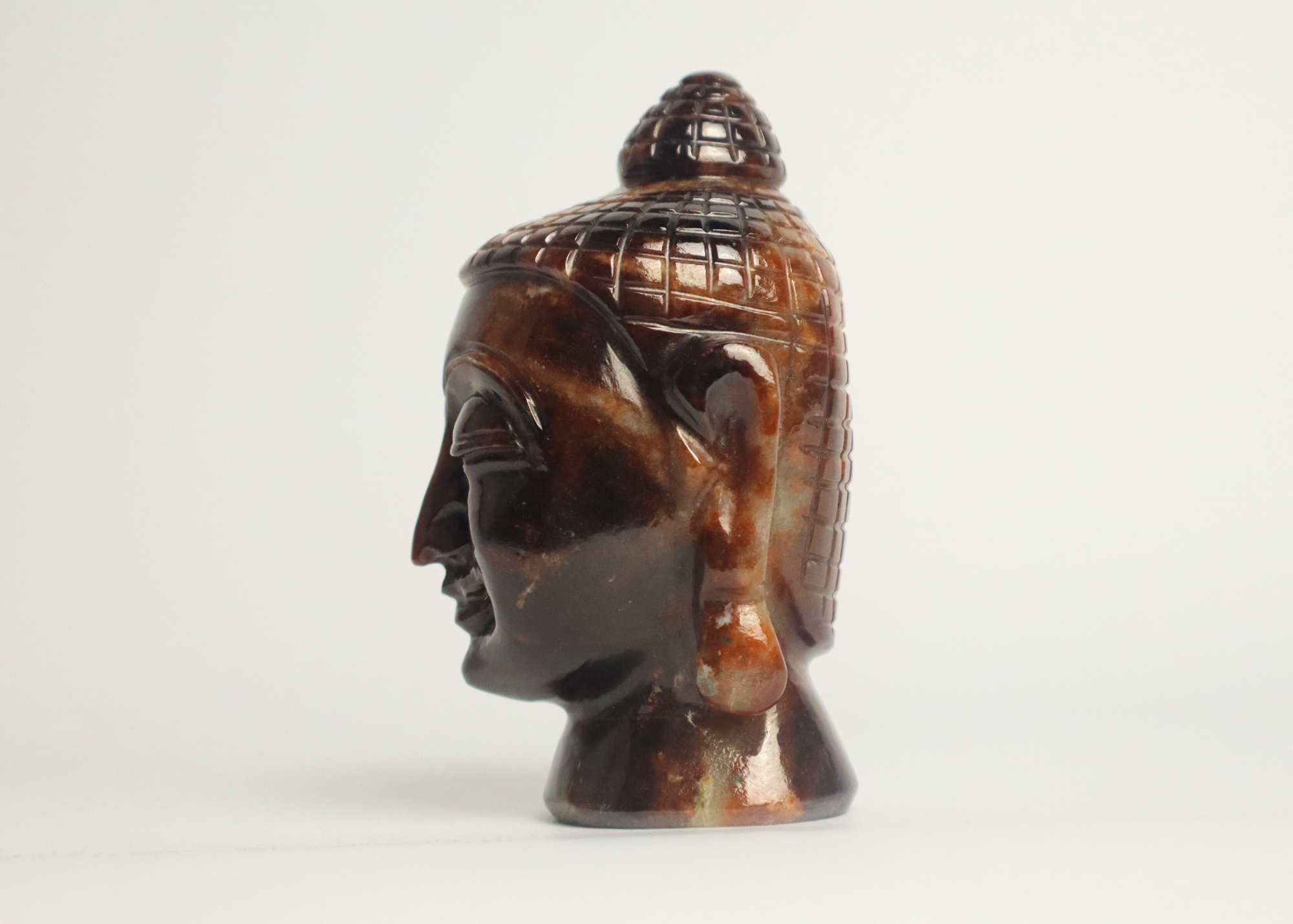 Buddha Head - Hessonite (10cm)、mySite、topwebapps