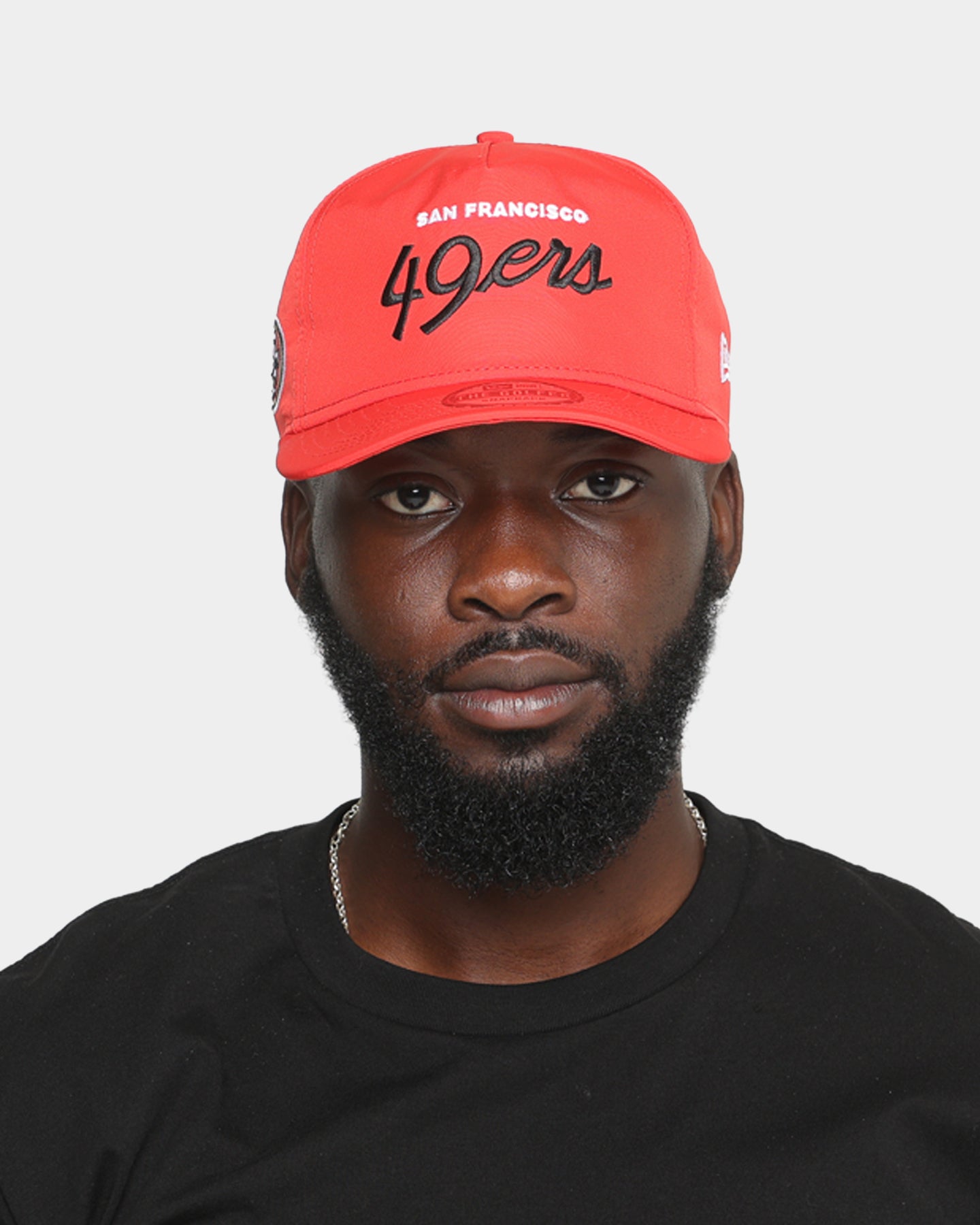 New Era San Francisco 49ers 'Team Script' Prolight Old Golfer Snapback Original Team Colours、mySite、zt4zffjzw