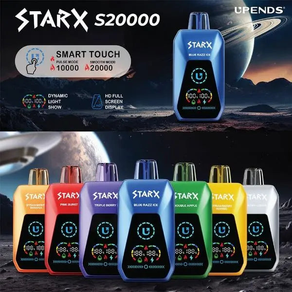 UPENDS STARX S20000 Rechargeable Disposable Vape 21mL 5 Pack、mySite、zt4zffjzw