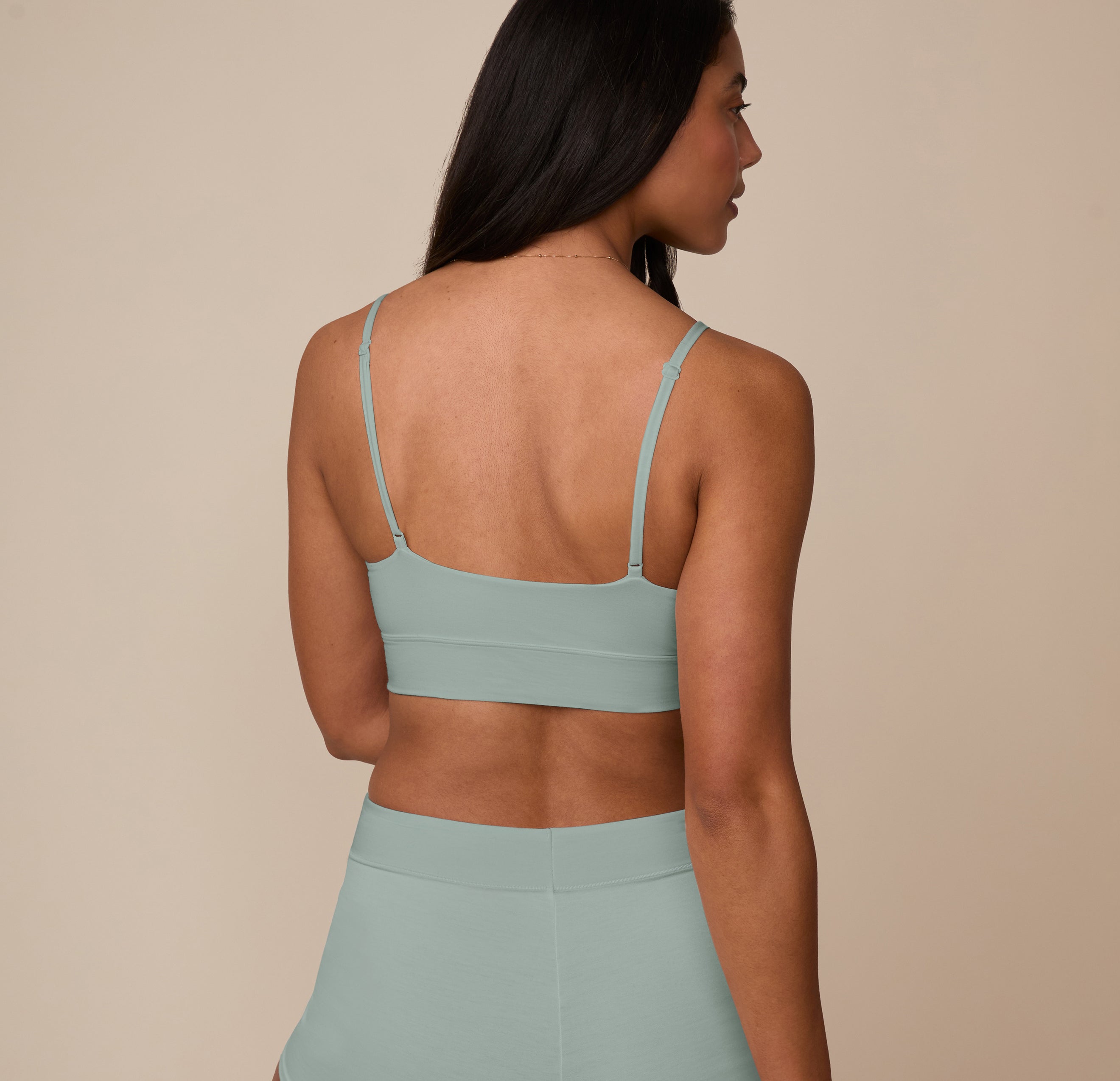 Cloud Cotton Triangle Bralette - Seaglass、mySite、bengalsvssteelers