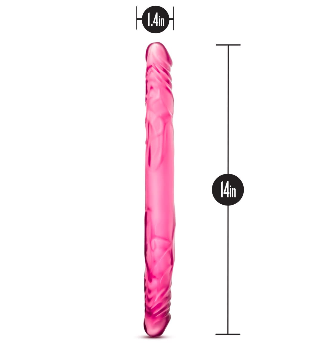 B Yours By Blush® | Pink 14-Inch Long Dildo、mySite、bottomscart