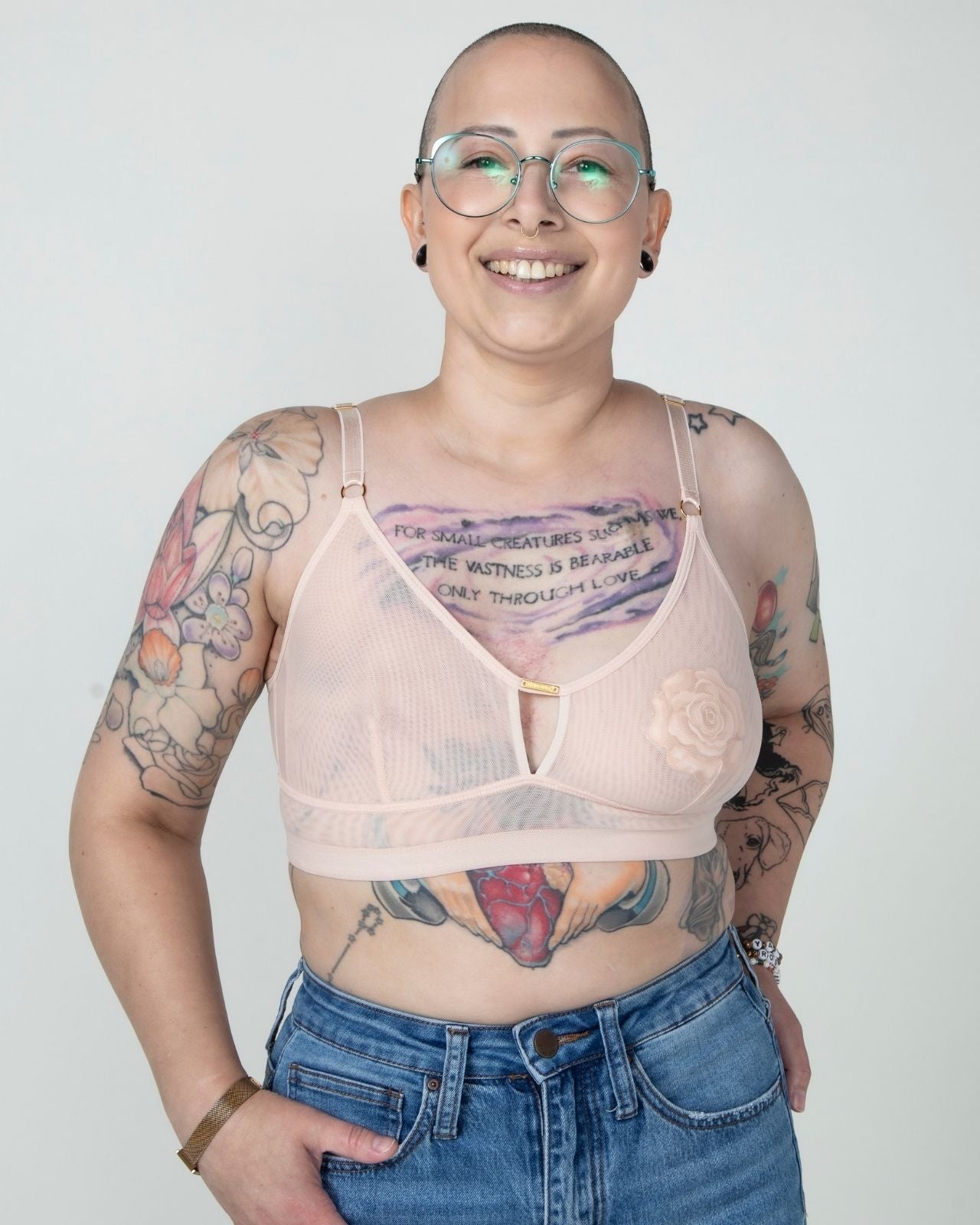 Victoria Mesh Keyhole Bralette、mySite、bengalsvssteelers