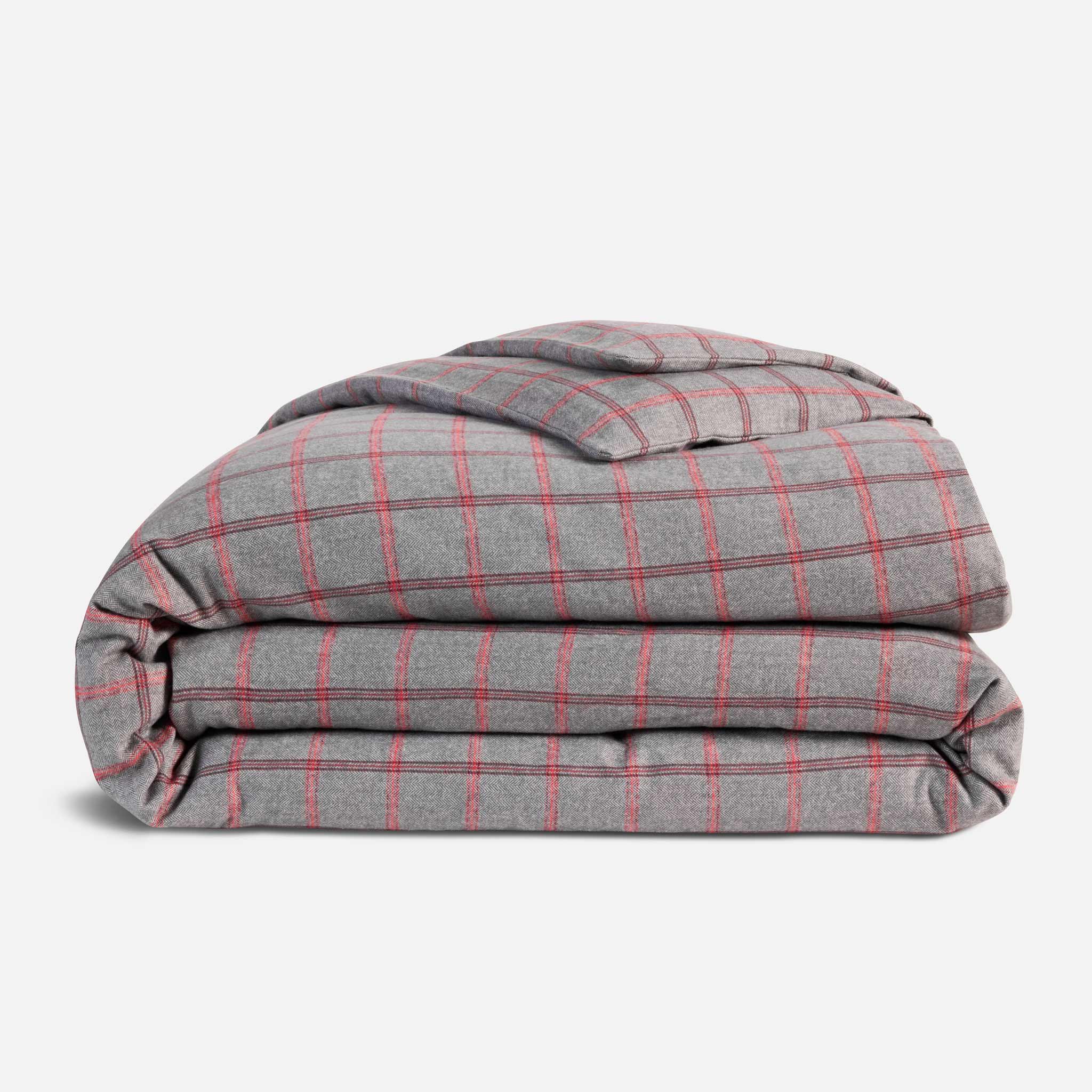  Herringbone Plaid Flannel Duvet Cover - Last Call、mySite、sugarbowlscore