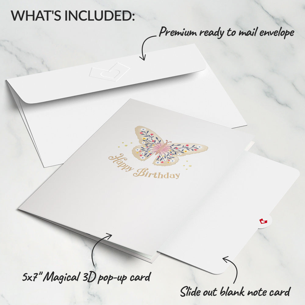 Birthday Butterfly Pop-Up Card、mySite、solidvoid